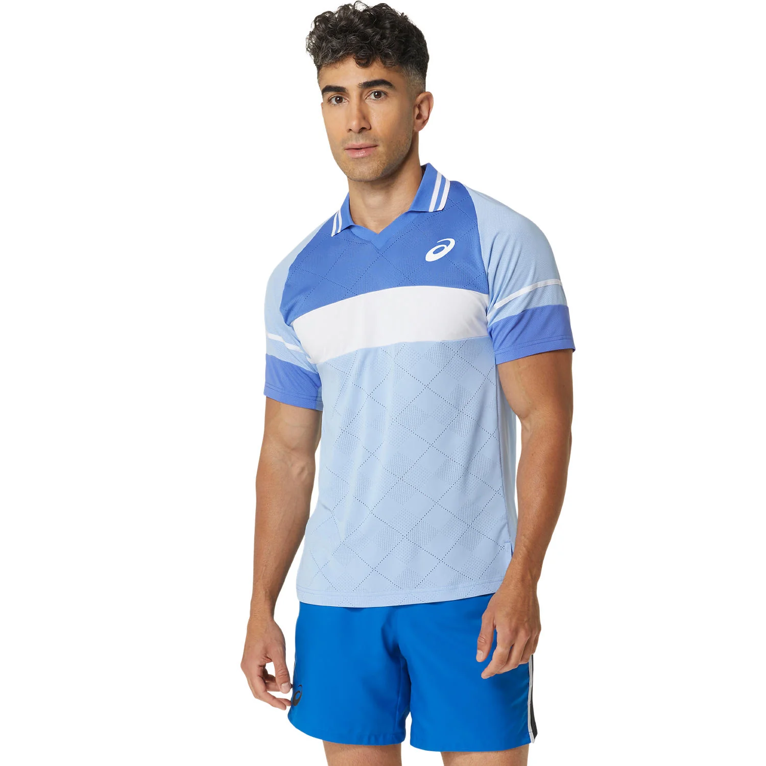 Asics Polo Shirt Match Actibreeze Heren Blauw - Image 2