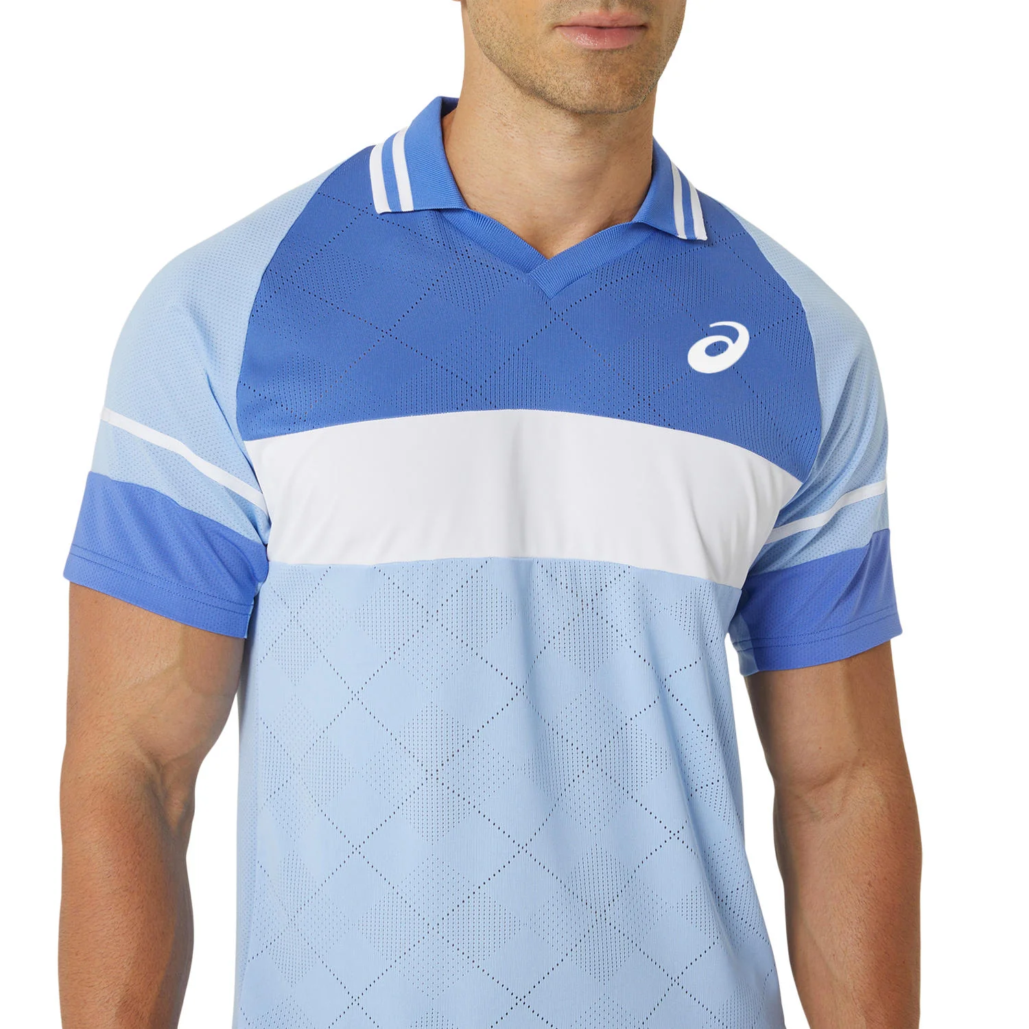Asics Polo Shirt Match Actibreeze Heren Blauw - Image 6