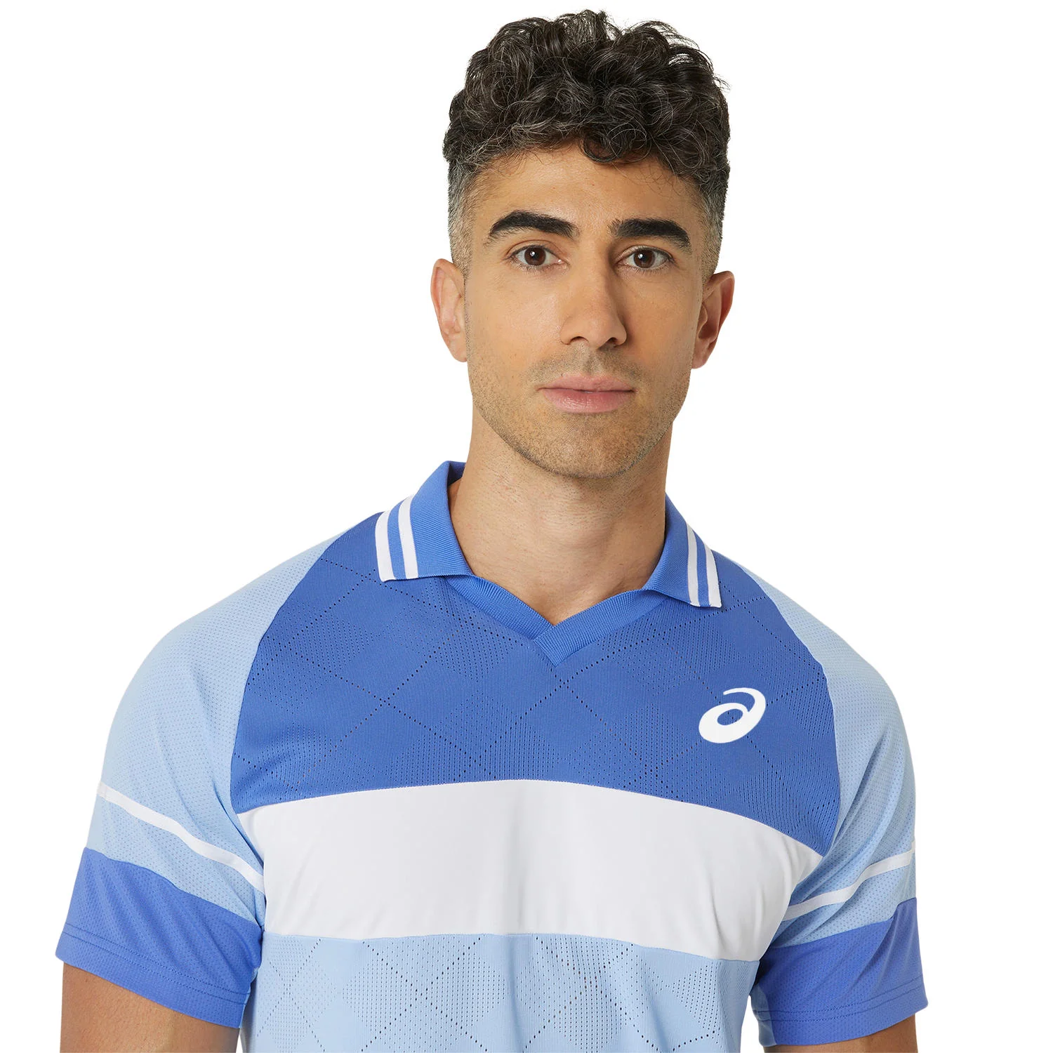 Asics Polo Shirt Match Actibreeze Heren Blauw - Image 7