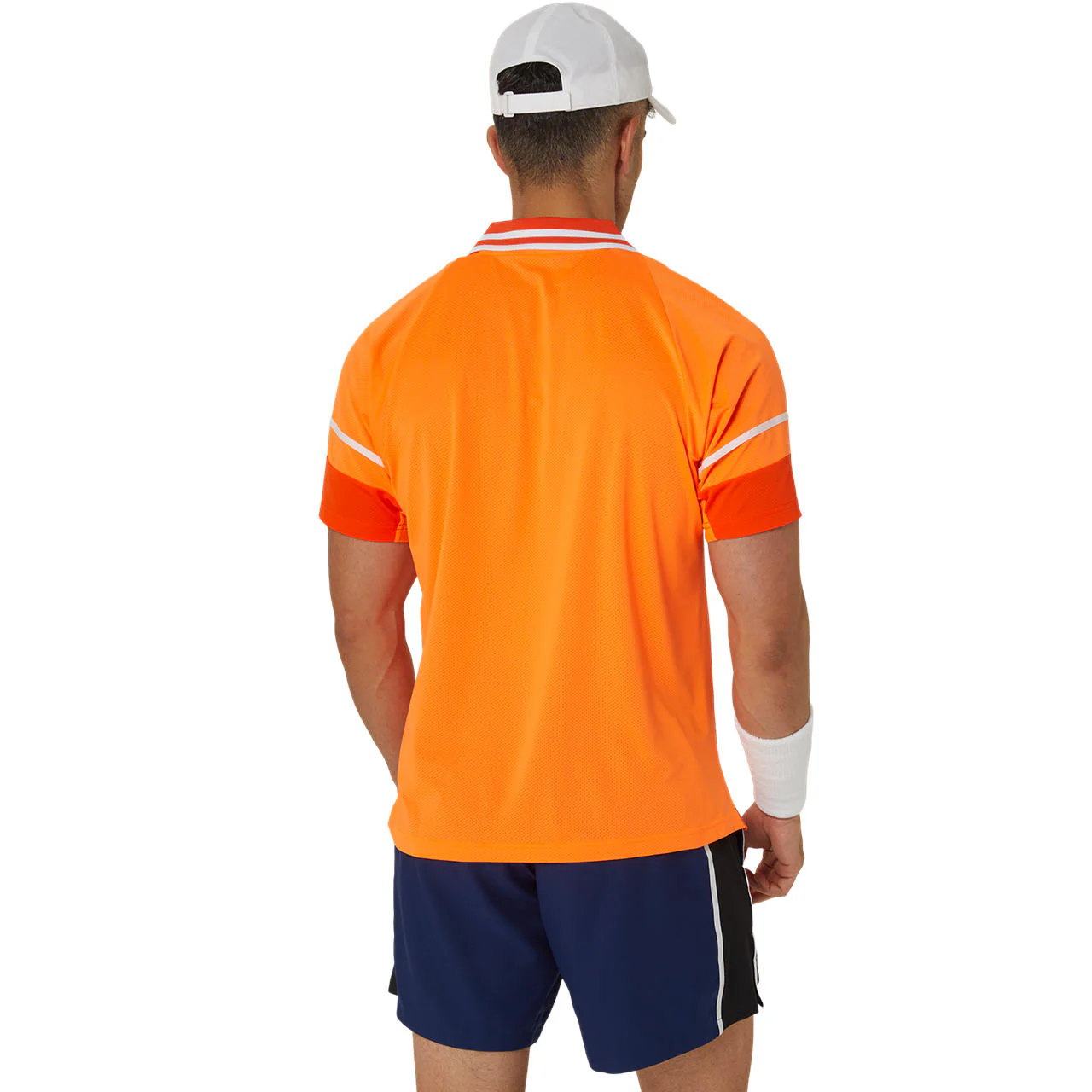 Asics Polo Shirt Match Actibreeze Heren Koi Oranje - Image 2