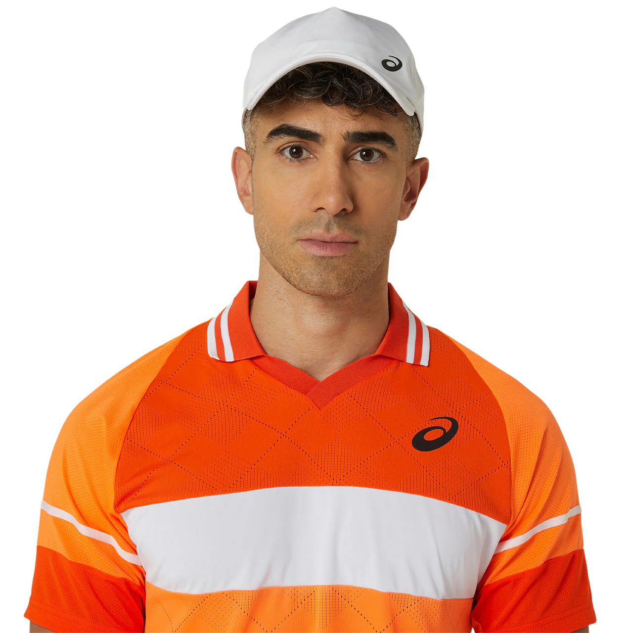 Asics Polo Shirt Match Actibreeze Heren Koi Oranje - Image 3