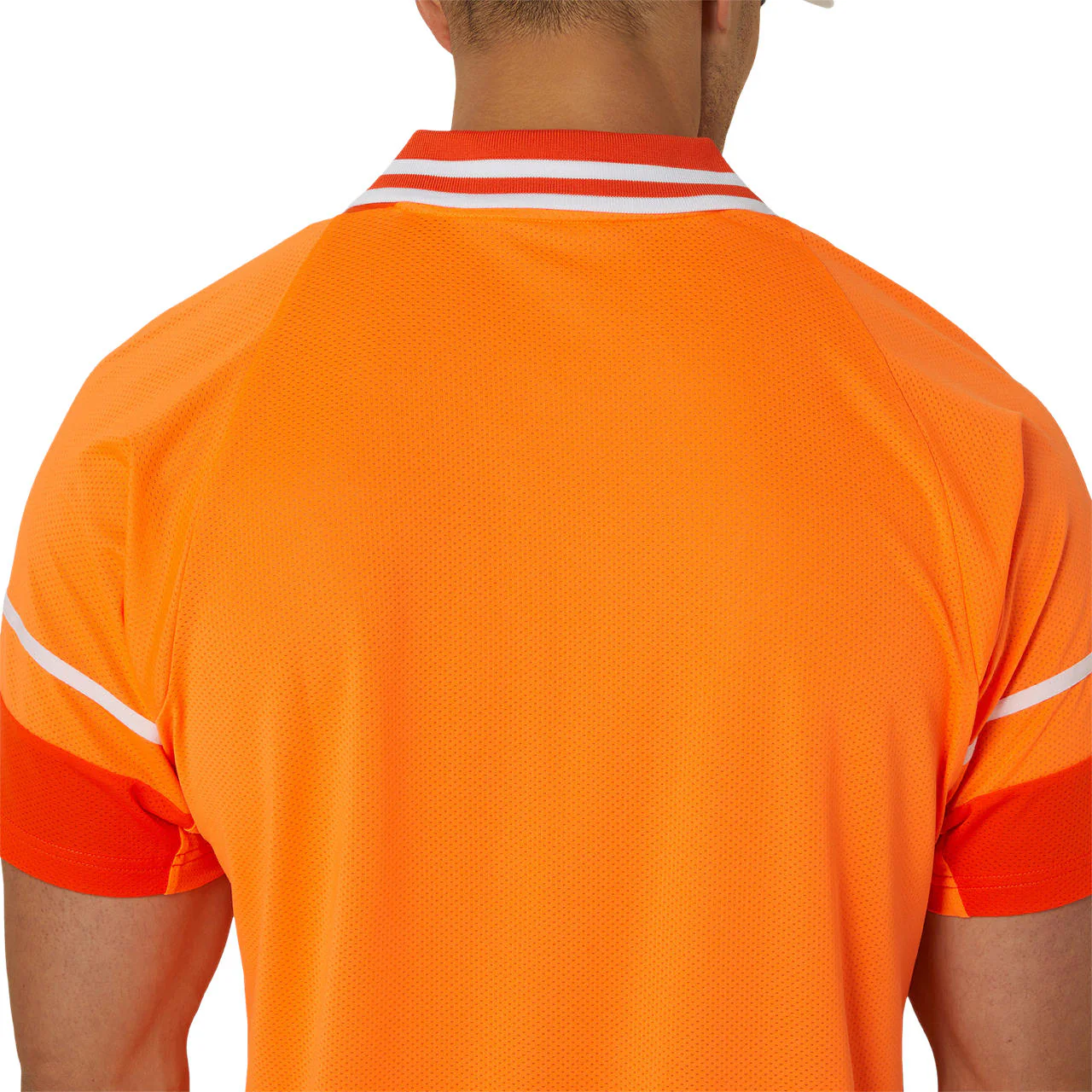 Asics Polo Shirt Match Actibreeze Heren Koi Oranje - Image 5