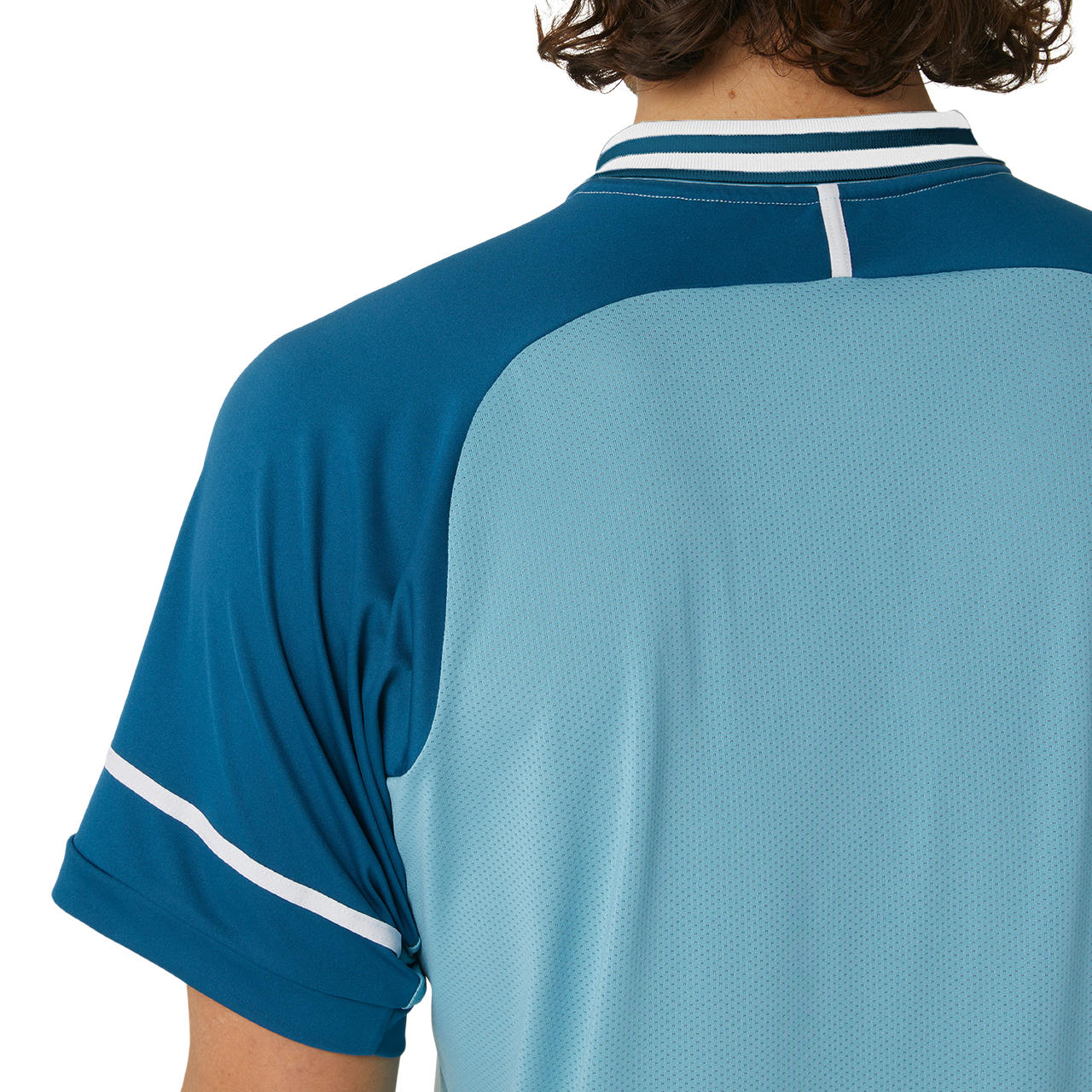 Asics Polo Shirt Match Heren Lichtblauw - Image 5