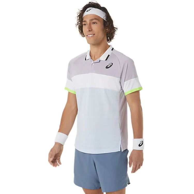 Asics Polo Shirt Match Heren Violet - Image 7