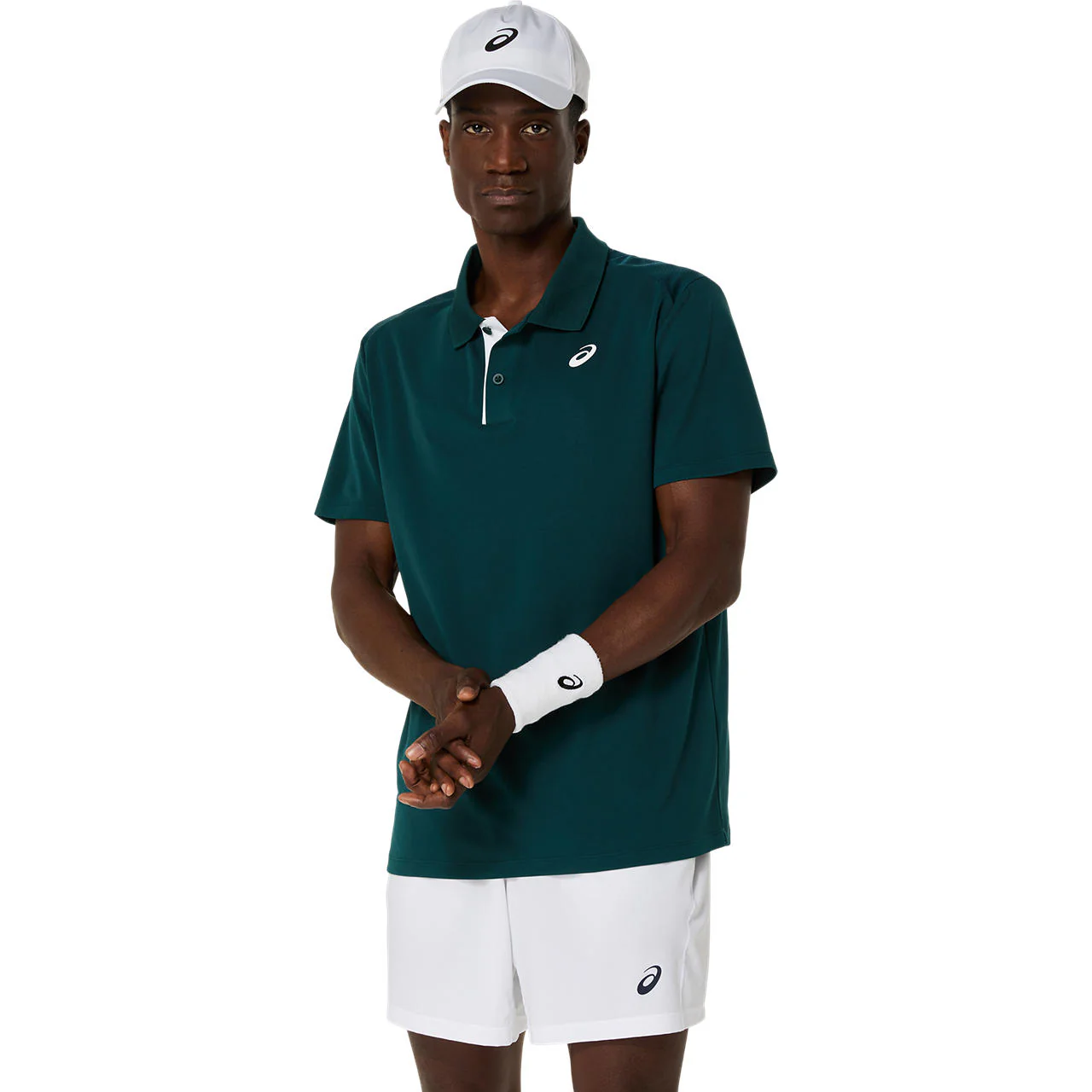 Asics Poloshirt Court Heren Groen