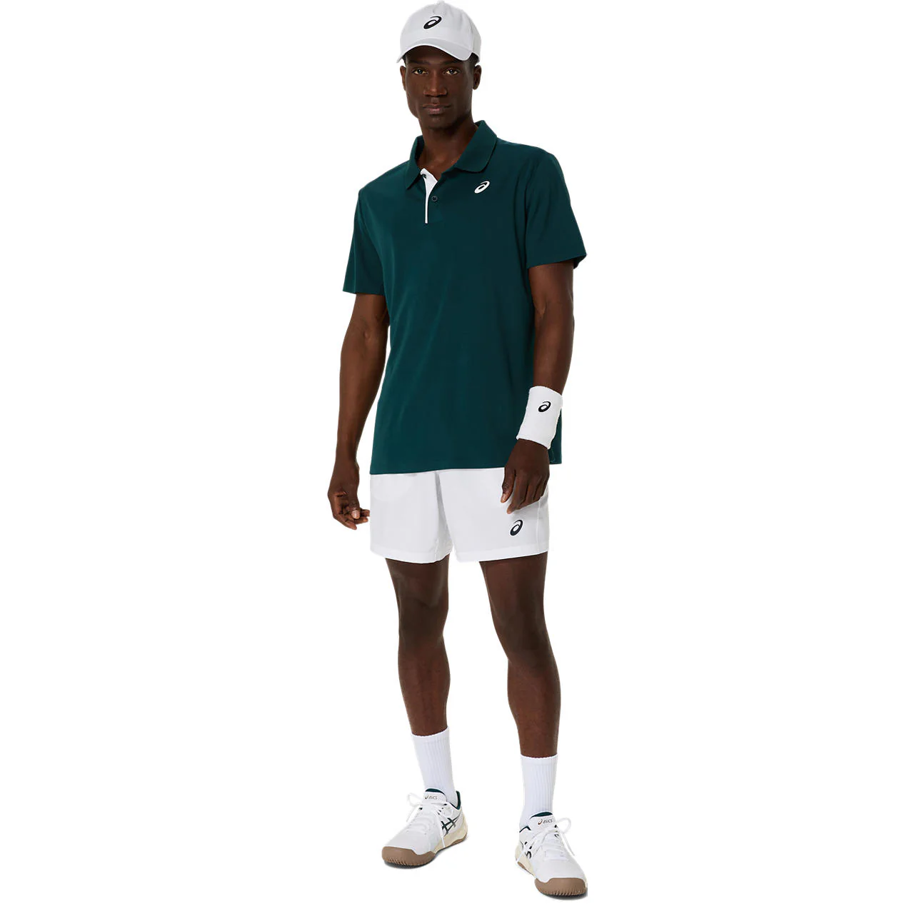 Asics Poloshirt Court Heren Groen - Image 3