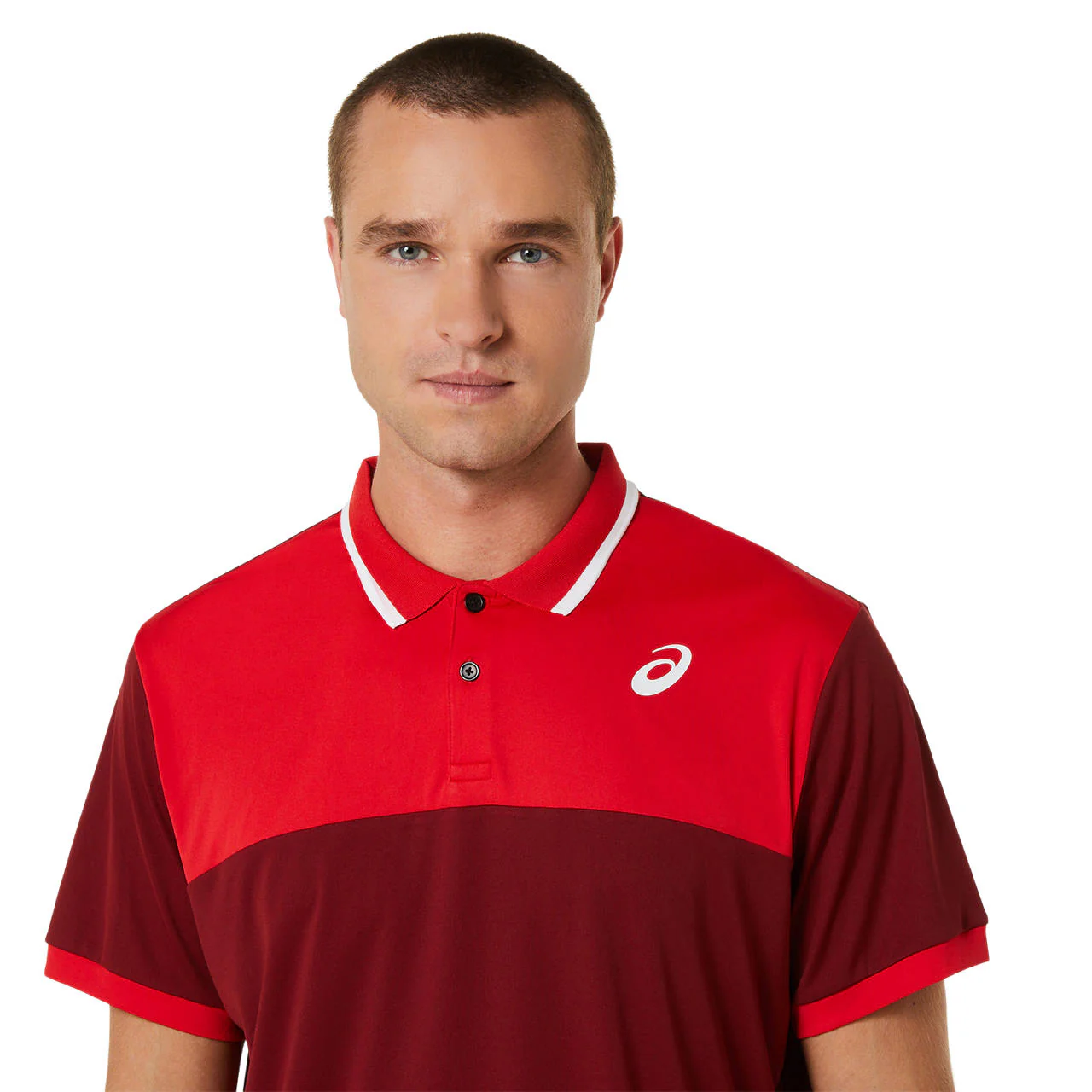 Asics Poloshirt Court Heren Rot - Image 4