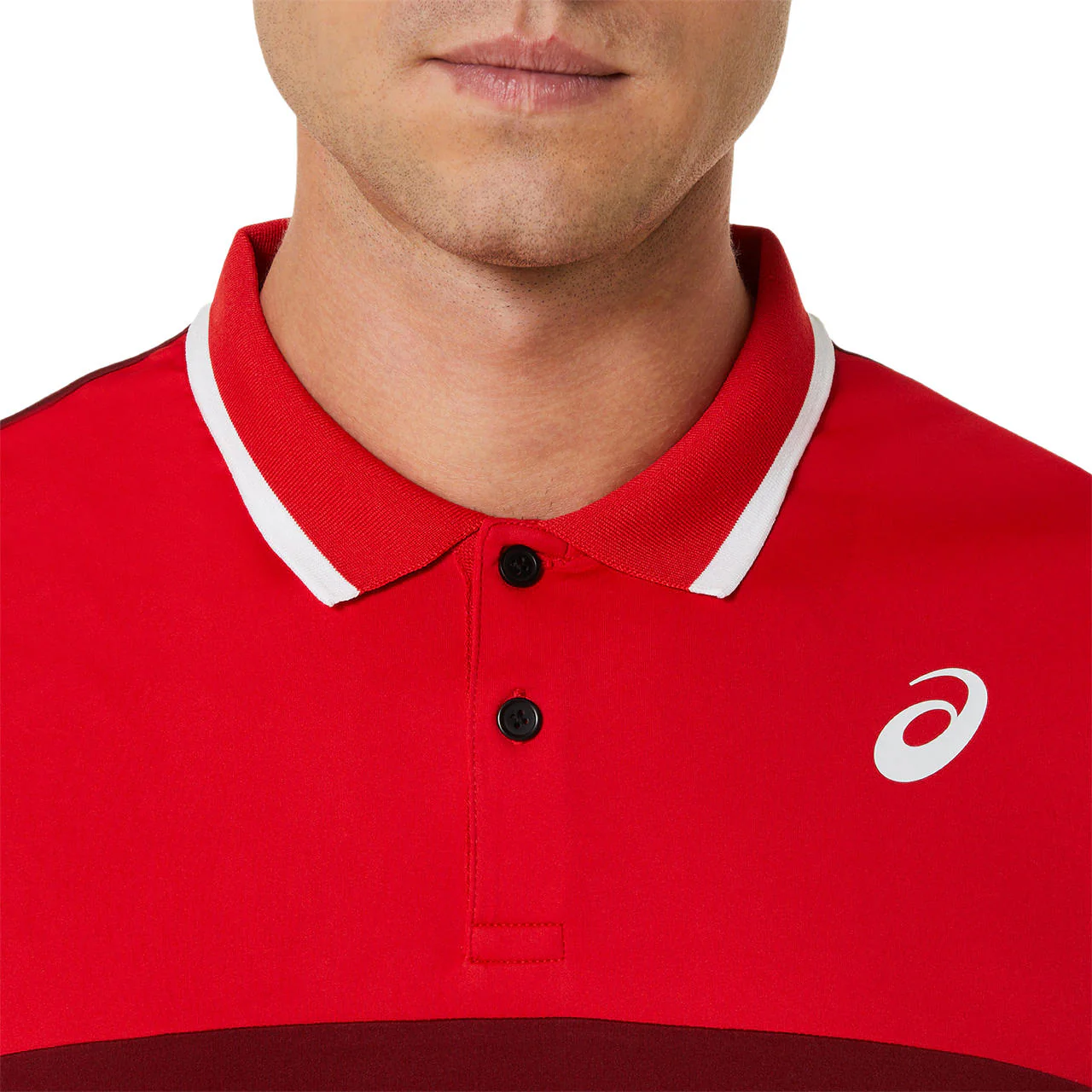 Asics Poloshirt Court Heren Rot - Image 5