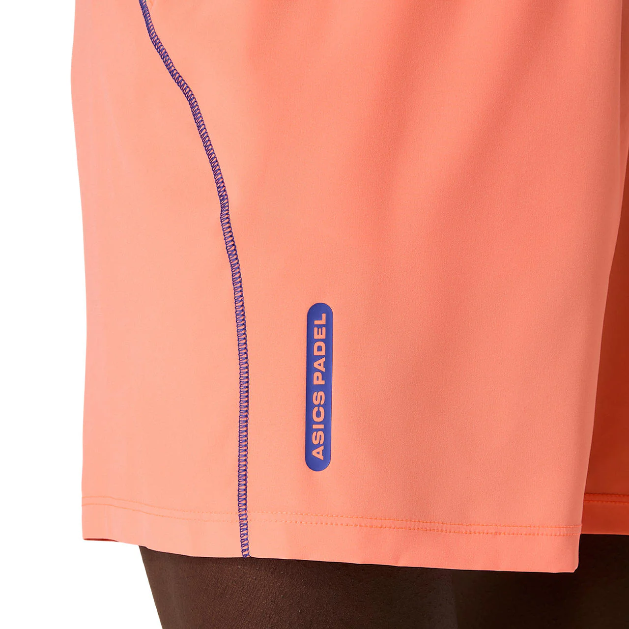 Asics Short Padel Court 7IN Heren Oranje Groen - Image 5
