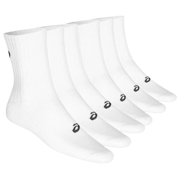 Asics Sportsokken 3PPK Crew Unisex Wit 6 Paar