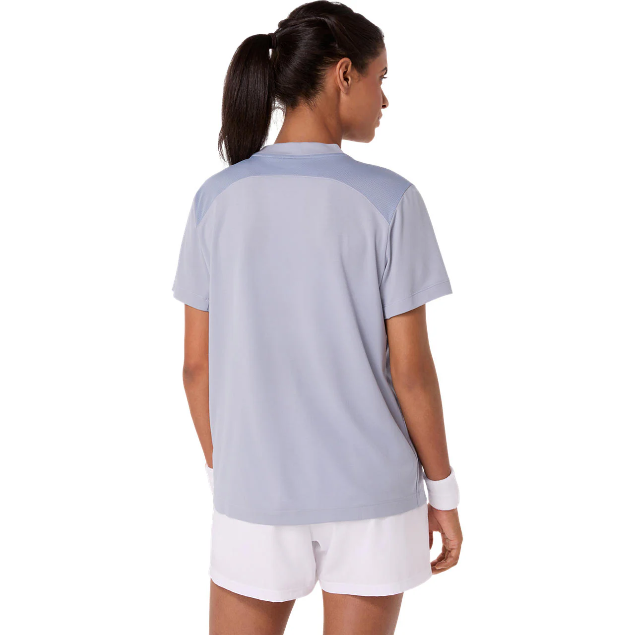 Asics T-Shirt Court SS Top Dames Grijs - Image 2