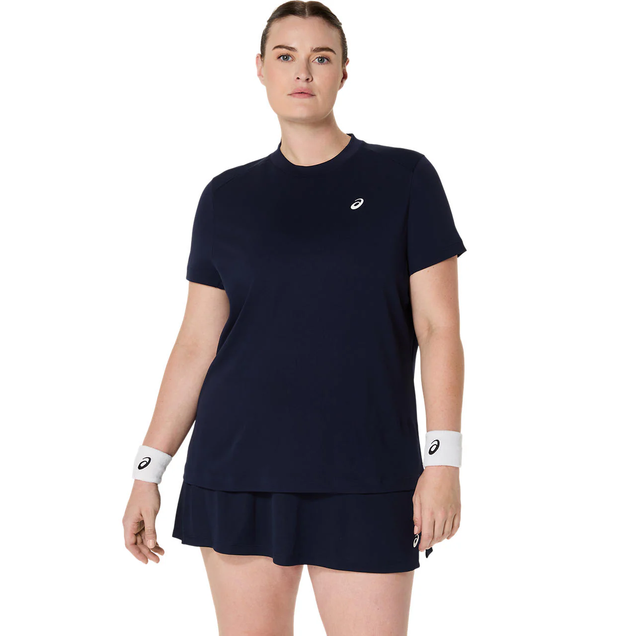 Asics T-Shirt Court SS Top Dames Navy - Image 6