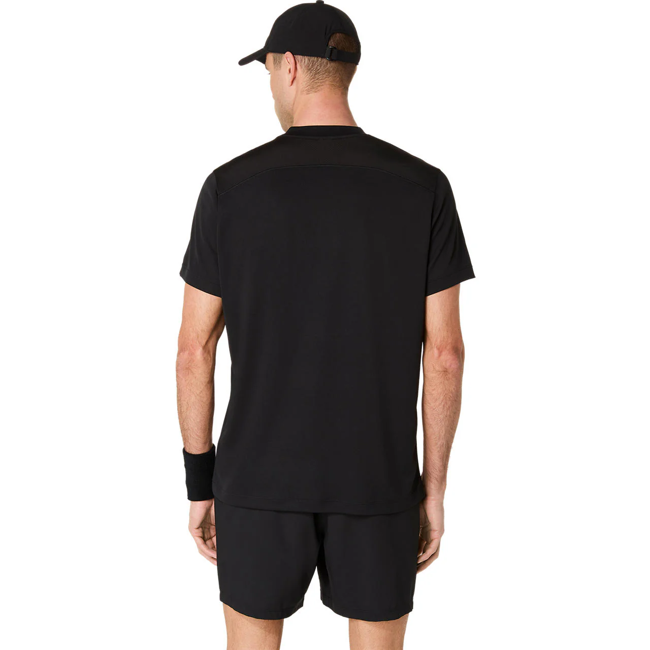 Asics T-Shirt Court SS Top Heren Zwart - Image 2