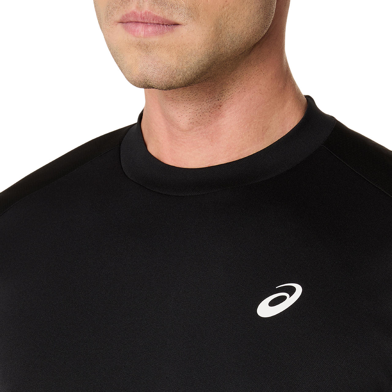 Asics T-Shirt Court SS Top Heren Zwart - Image 4