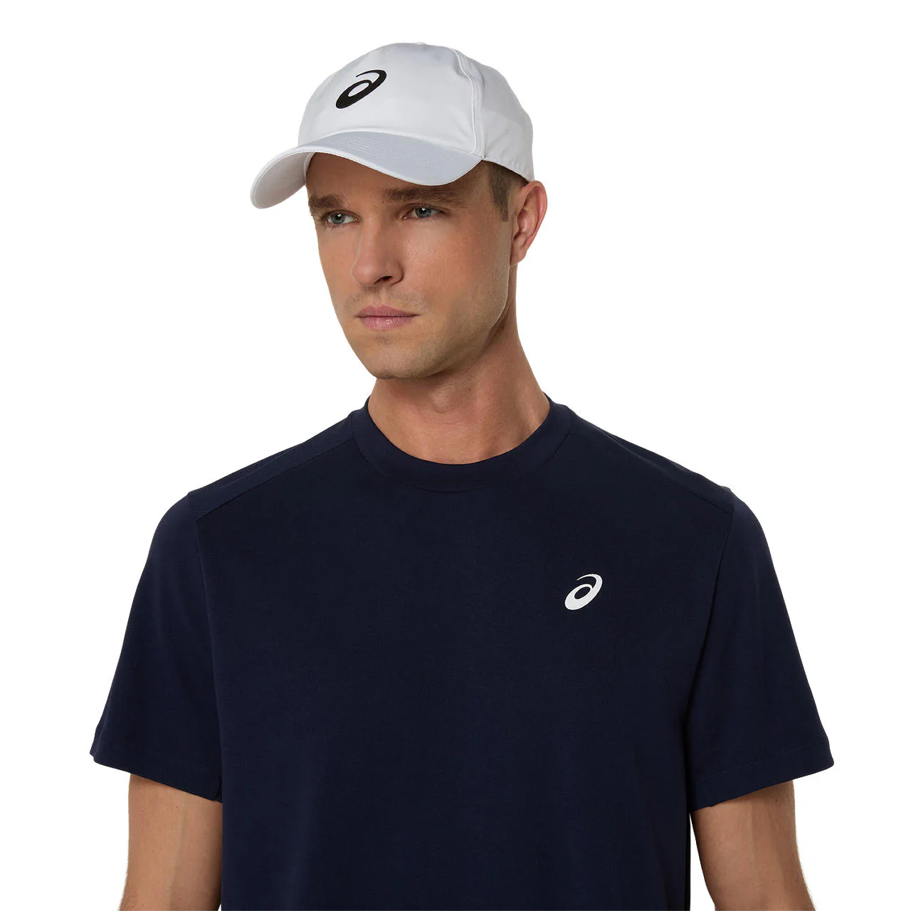 Asics T-Shirt Court SS Top Heren Navy - Image 3