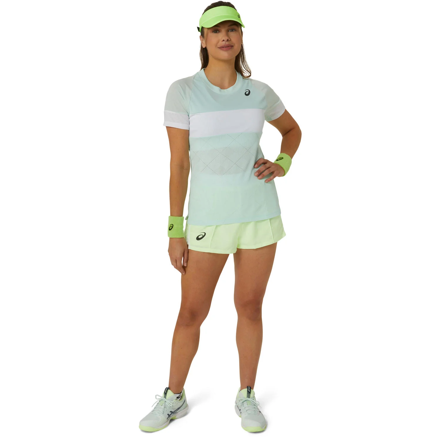 Asics T-Shirt Game SS Top Dames Mint - Image 4