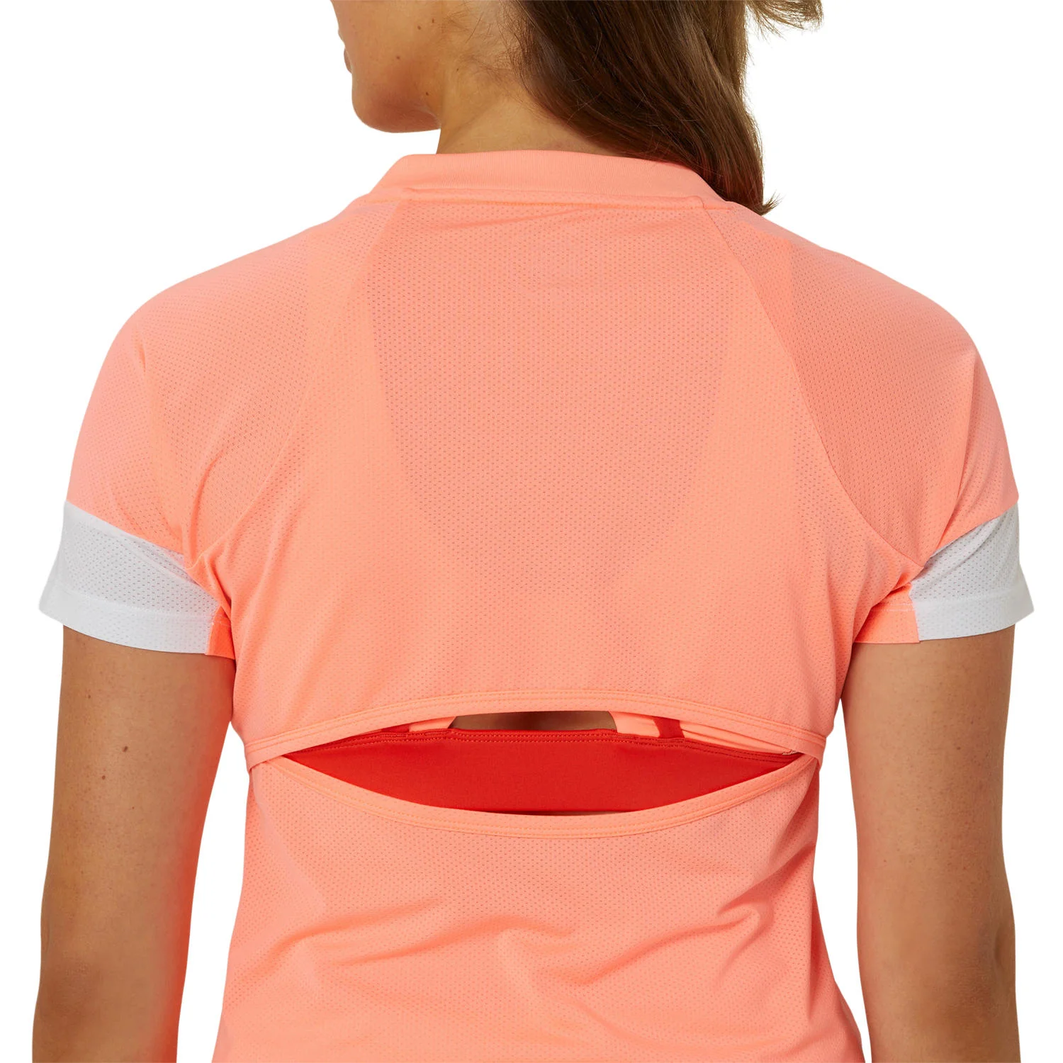 Asics T-Shirt Game SS Top Dames Roze Wit - Image 7