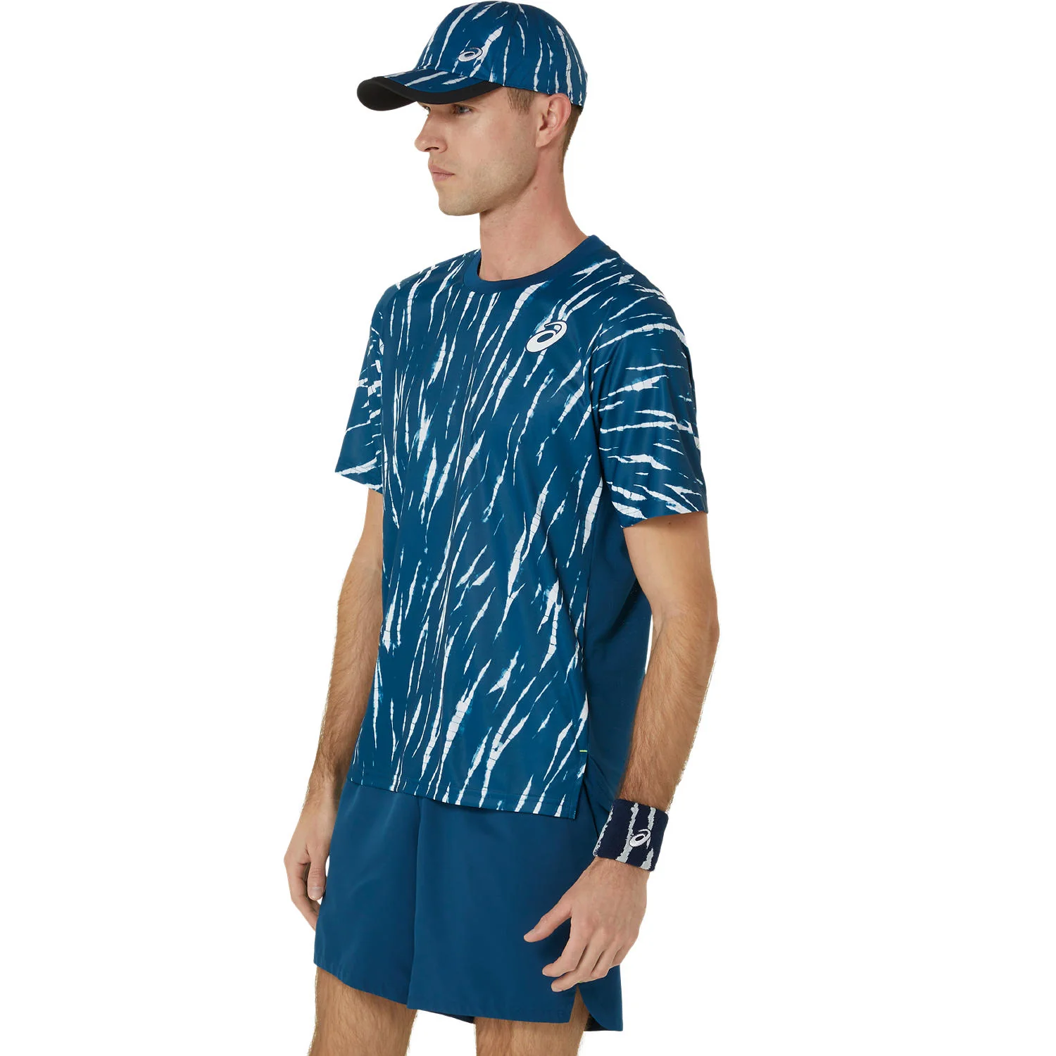 Asics T-Shirt Game SS Top Heren Navy - Image 3