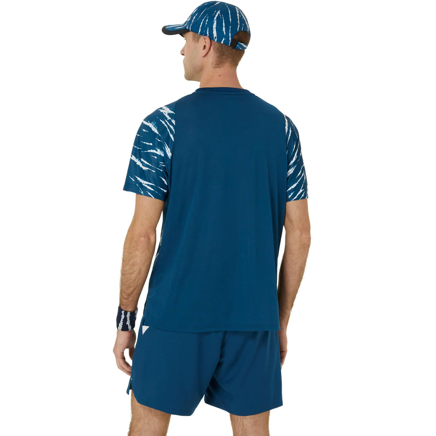 Asics T-Shirt Game SS Top Heren Navy - Image 4