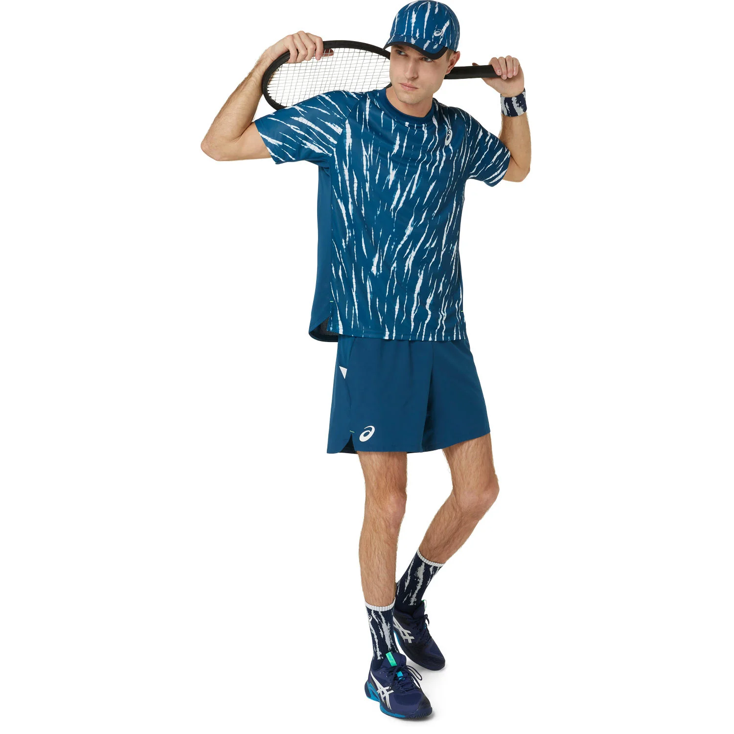 Asics T-Shirt Game SS Top Heren Navy - Image 6