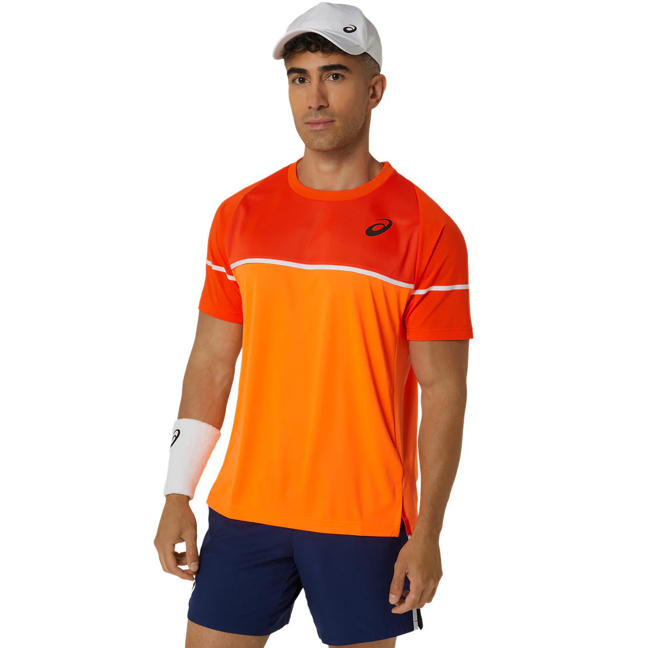 Asics T-Shirt Game SS Top Heren Oranje - Image 3