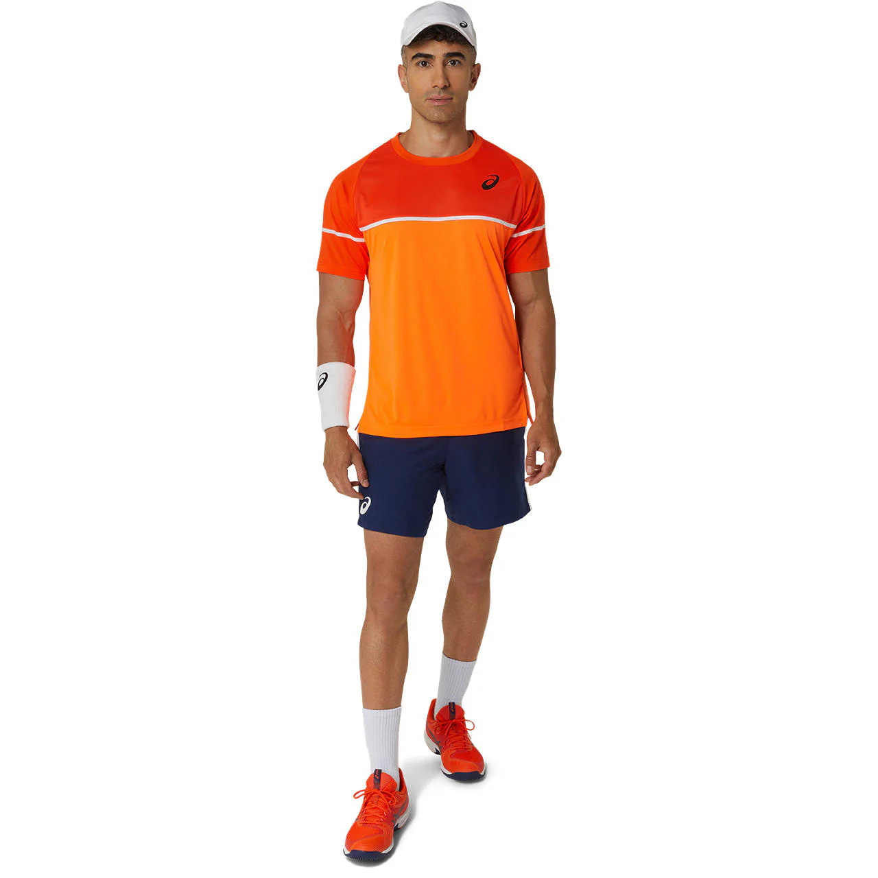 Asics T-Shirt Game SS Top Heren Oranje - Image 7