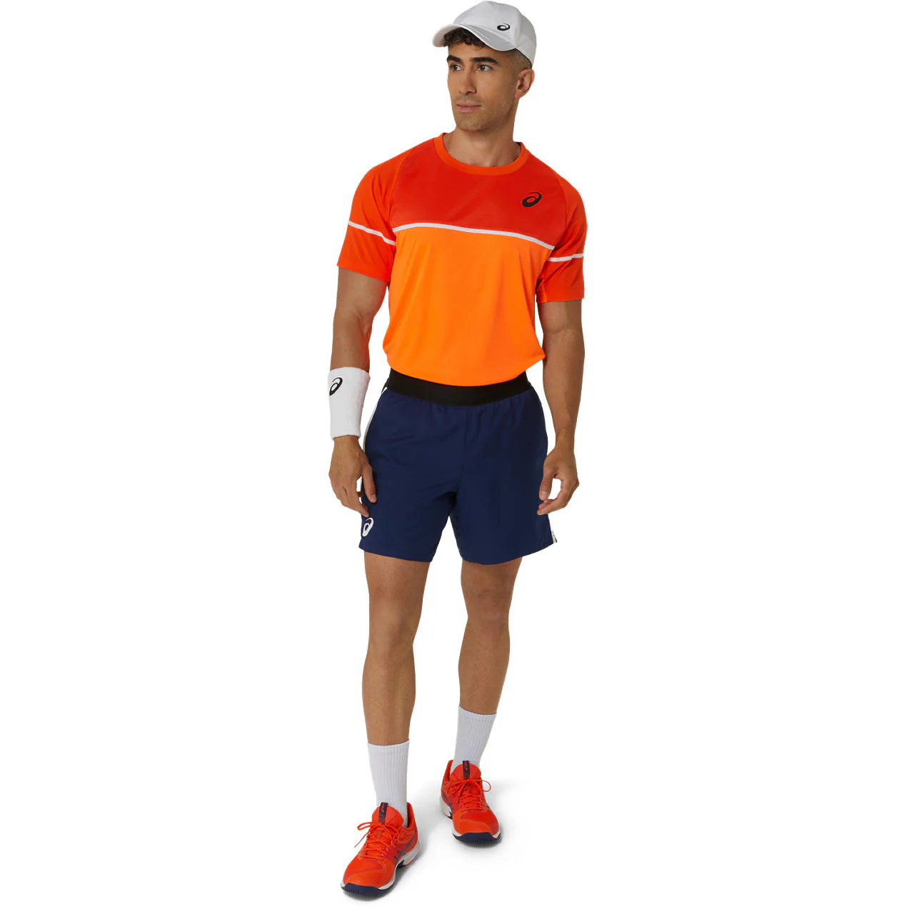 Asics T-Shirt Game SS Top Heren Oranje - Image 8