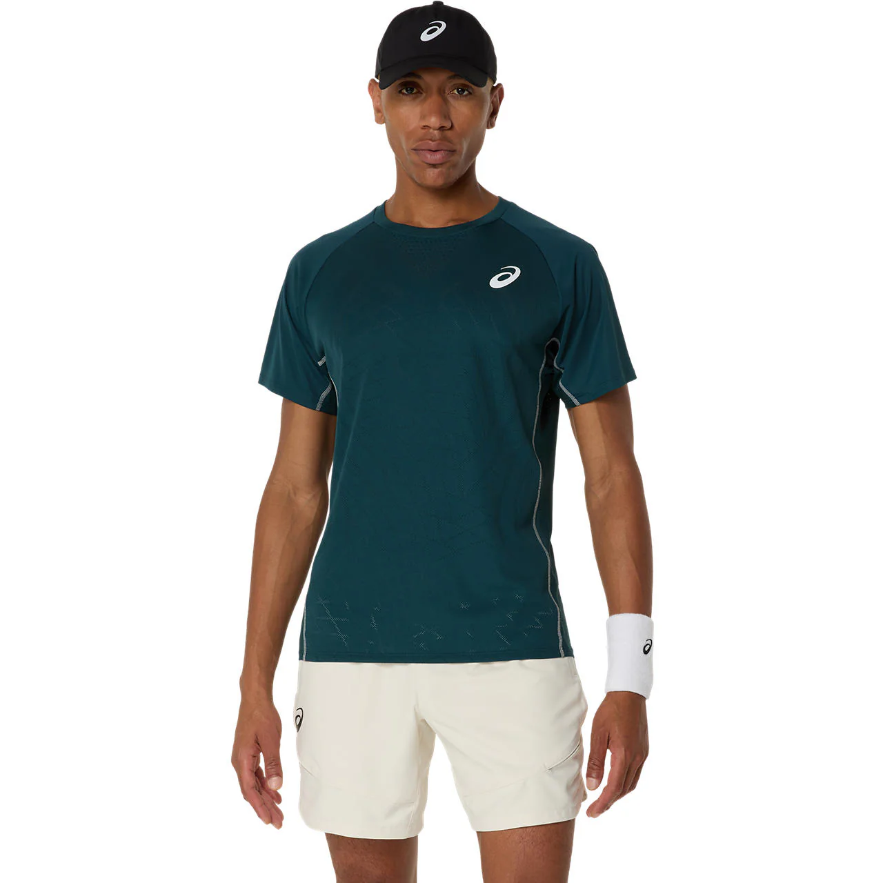 Asics T-Shirt Match Actibreeze SS Top Heren Groen