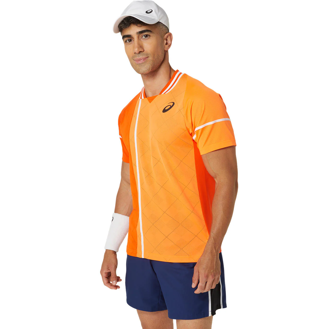 Asics T-Shirt Match Actibreeze SS Top Koi Heren Oranje - Image 3