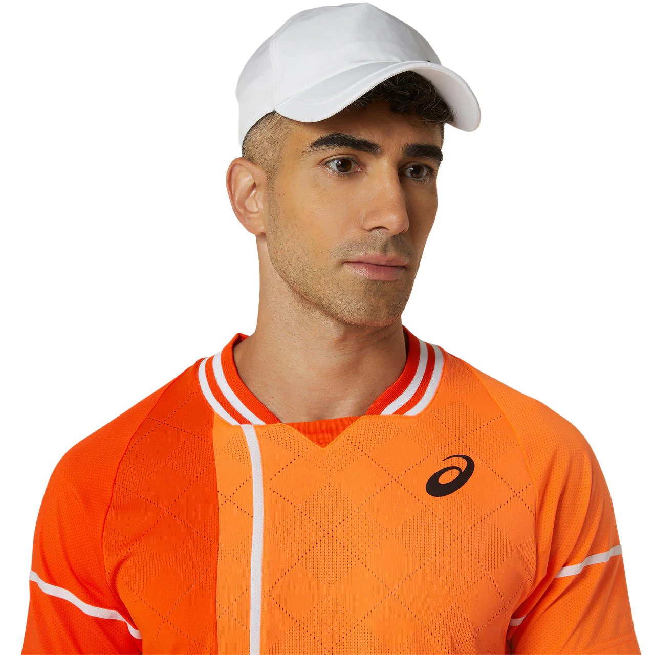 Asics T-Shirt Match Actibreeze SS Top Koi Heren Oranje - Image 4