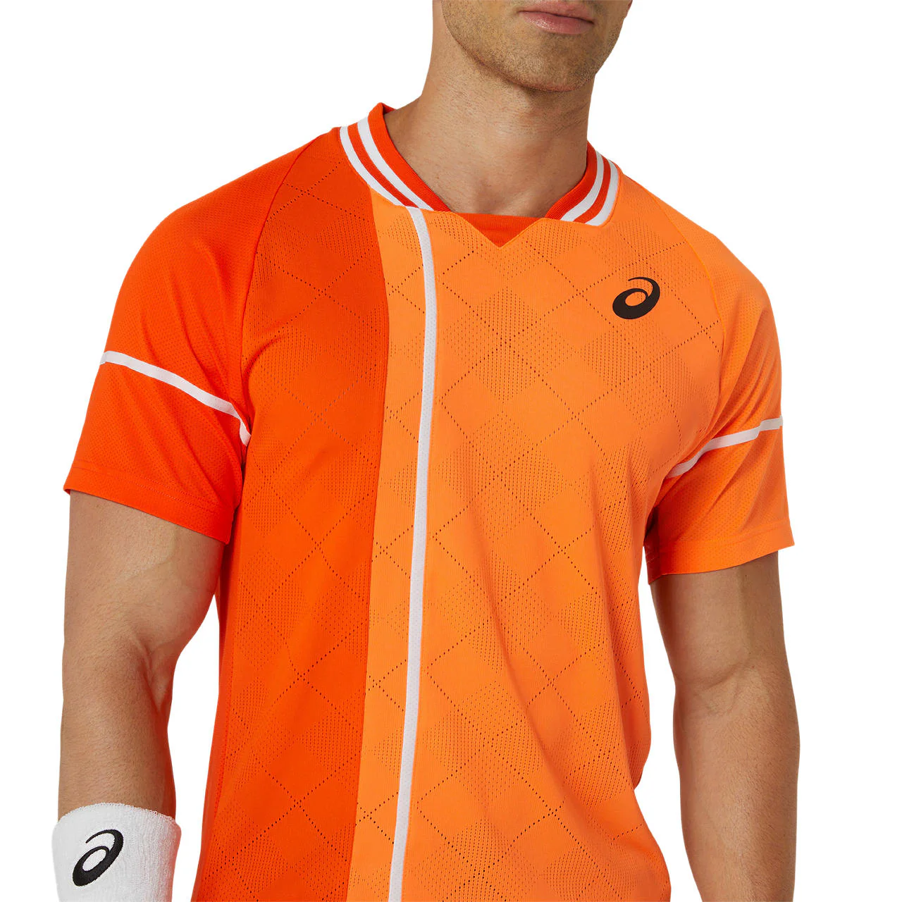 Asics T-Shirt Match Actibreeze SS Top Koi Heren Oranje - Image 5