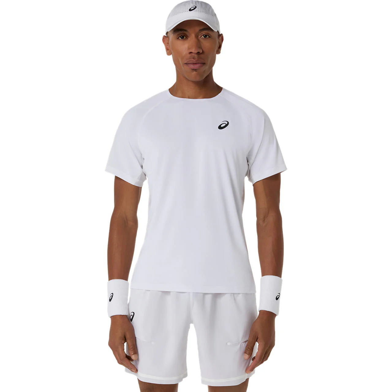 Asics T-Shirt Match SS Top Heren Wit