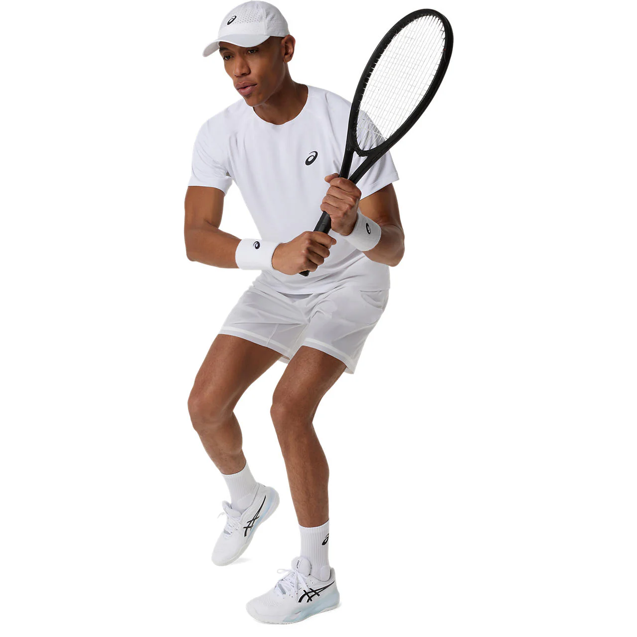 Asics T-Shirt Match SS Top Heren Wit - Image 3