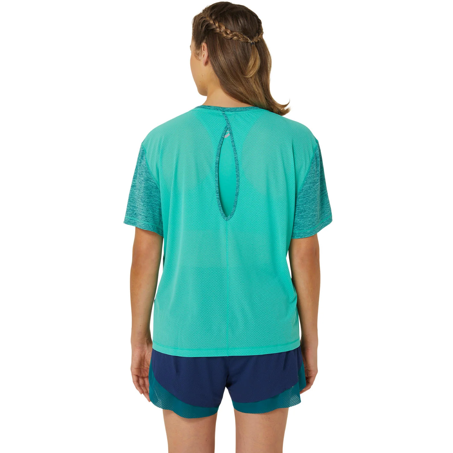 Asics T-Shirt Nagino Loose Tee Dames Groen - Image 3