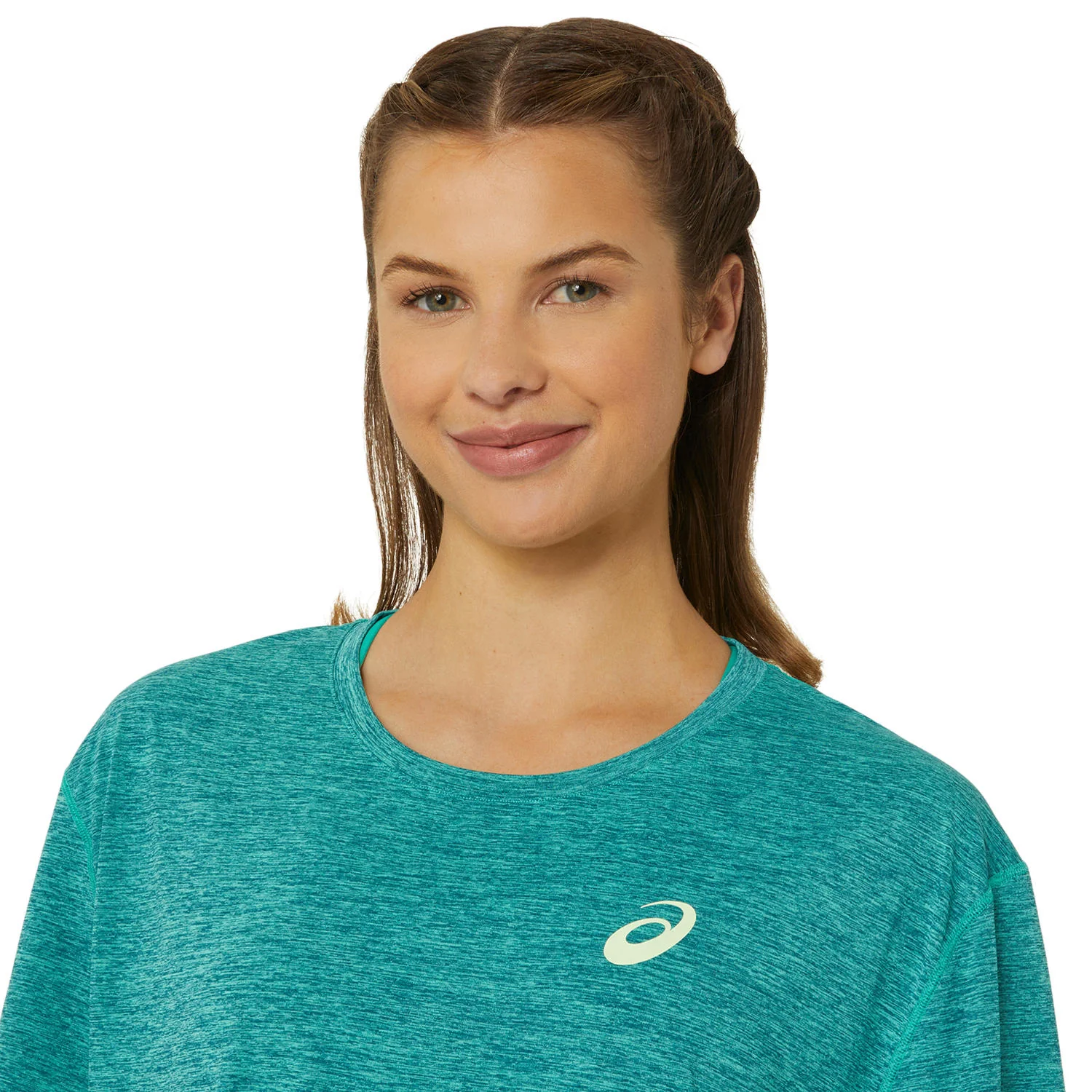 Asics T-Shirt Nagino Loose Tee Dames Groen - Image 5