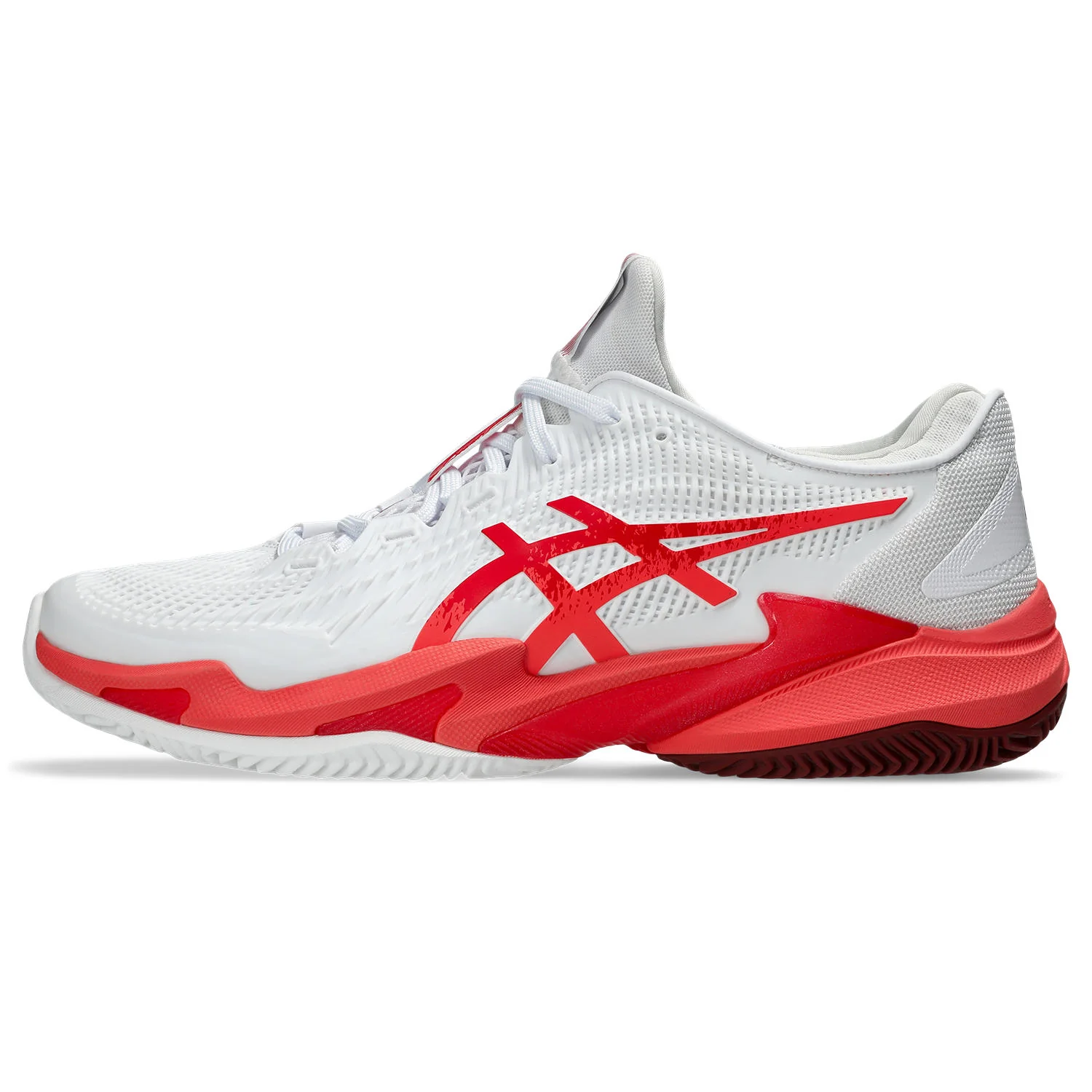 Asics Tennisschoen Court FF 3 Novak Clay Heren Wit Rood - Image 3