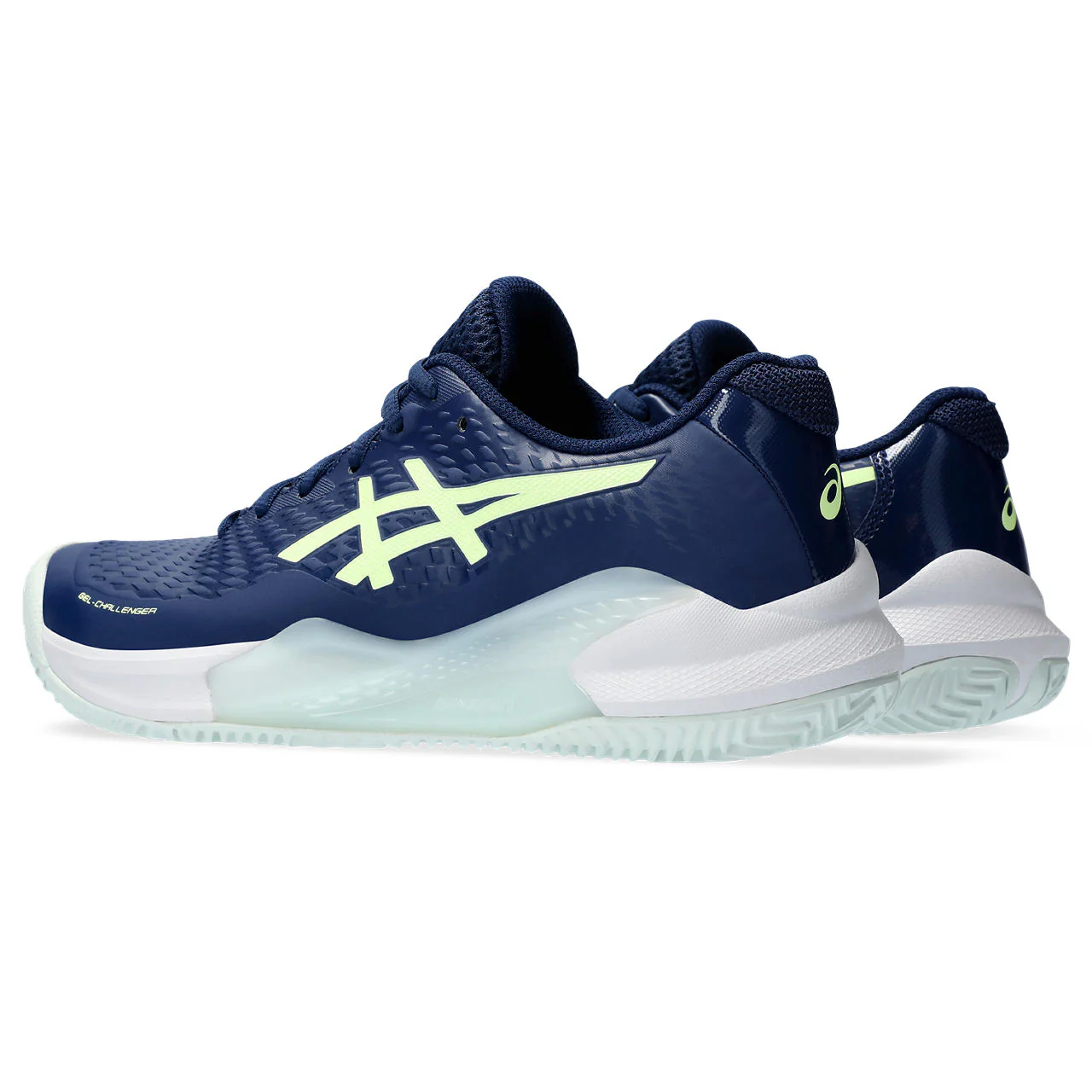 Asics Tennisschoen Gel Challenger 14 Clay Dames Blauw Geel - Image 4