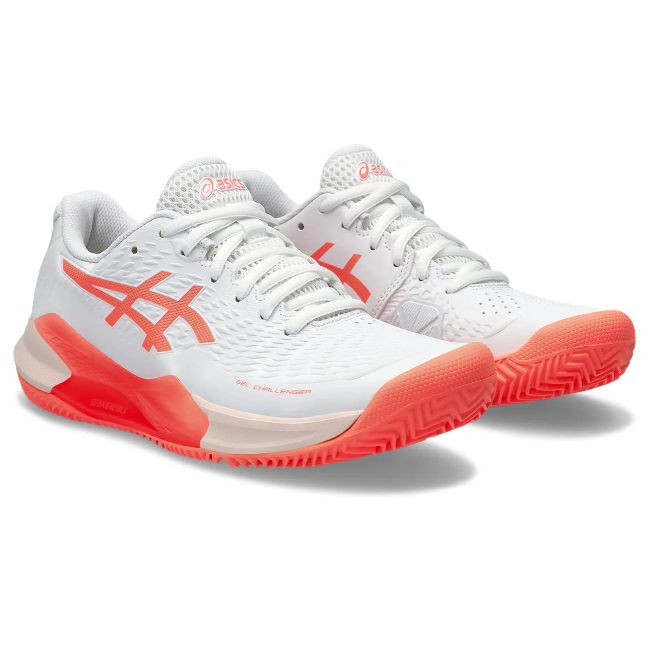 Asics Tennisschoen Gel Challenger 14 Clay Dames Wit Oranje - Image 3