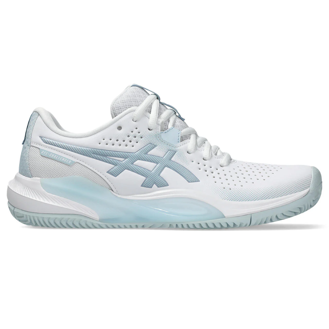 Asics Tennisschoen Gel Challenger 15 Clay Dames Wit Blauw