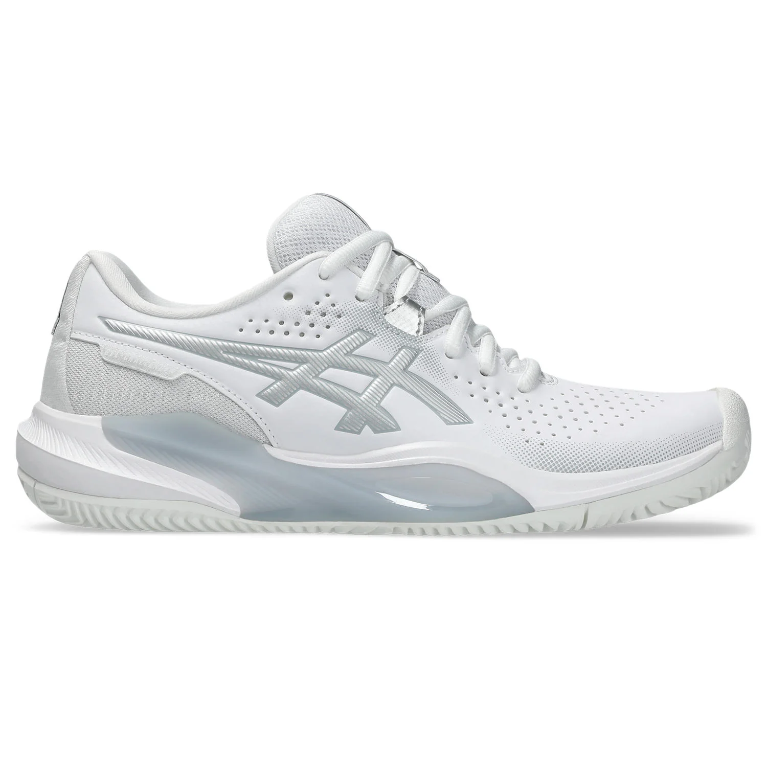 Asics Tennisschoen Gel Challenger 15 Clay Dames Wit Zilver