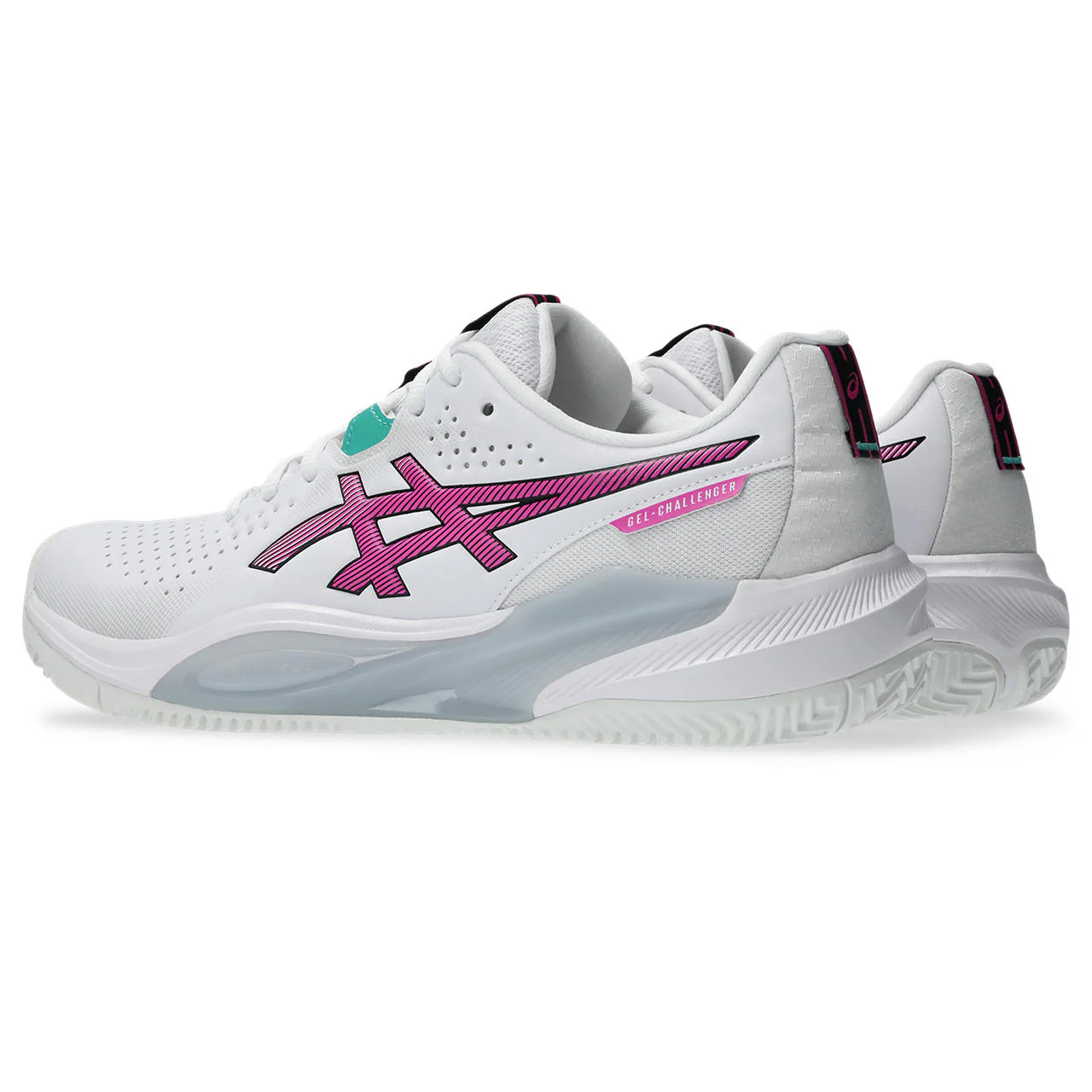 Asics Tennisschoen Gel Challenger 15 Clay Heren Wit Roze - Image 5