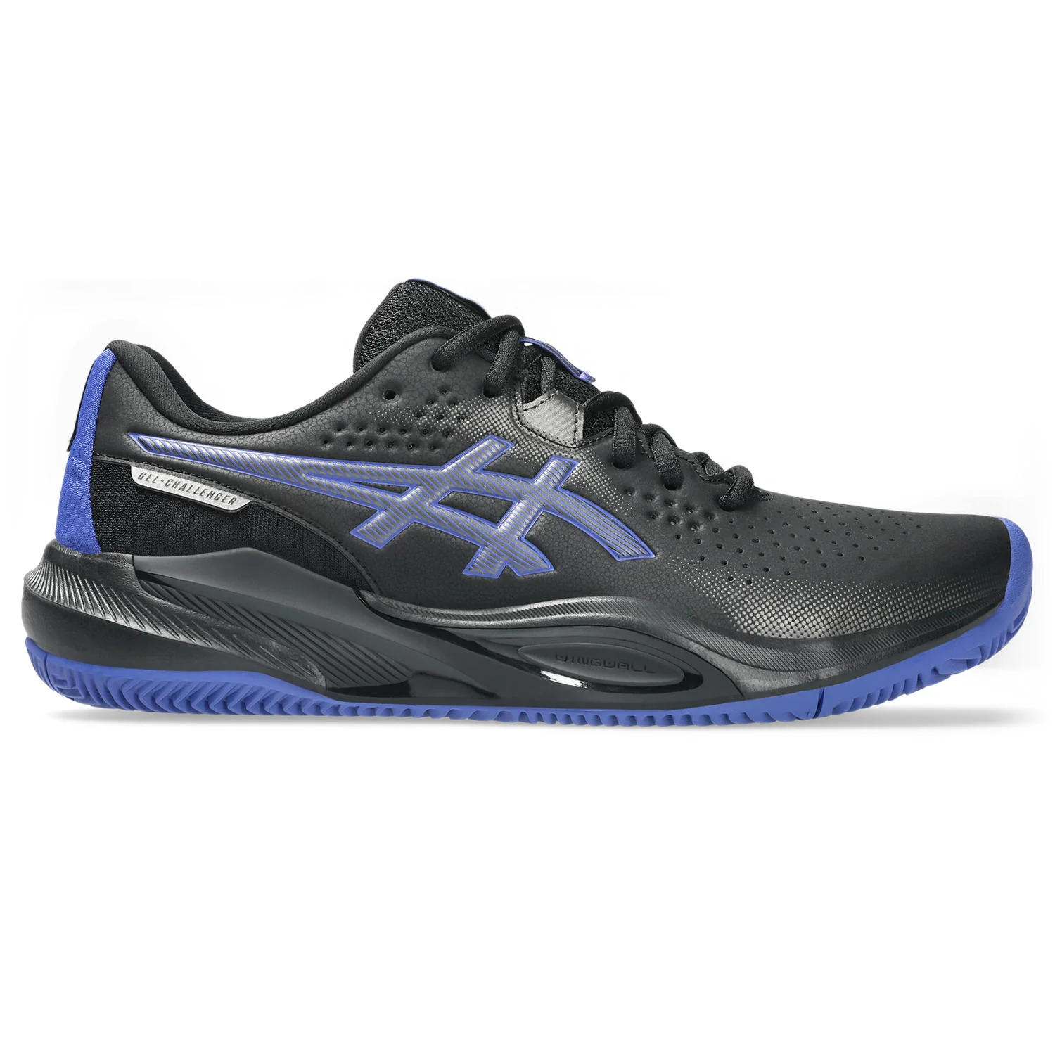 Asics Tennisschoen Gel Challenger 15 Clay Heren Zwart Blauw