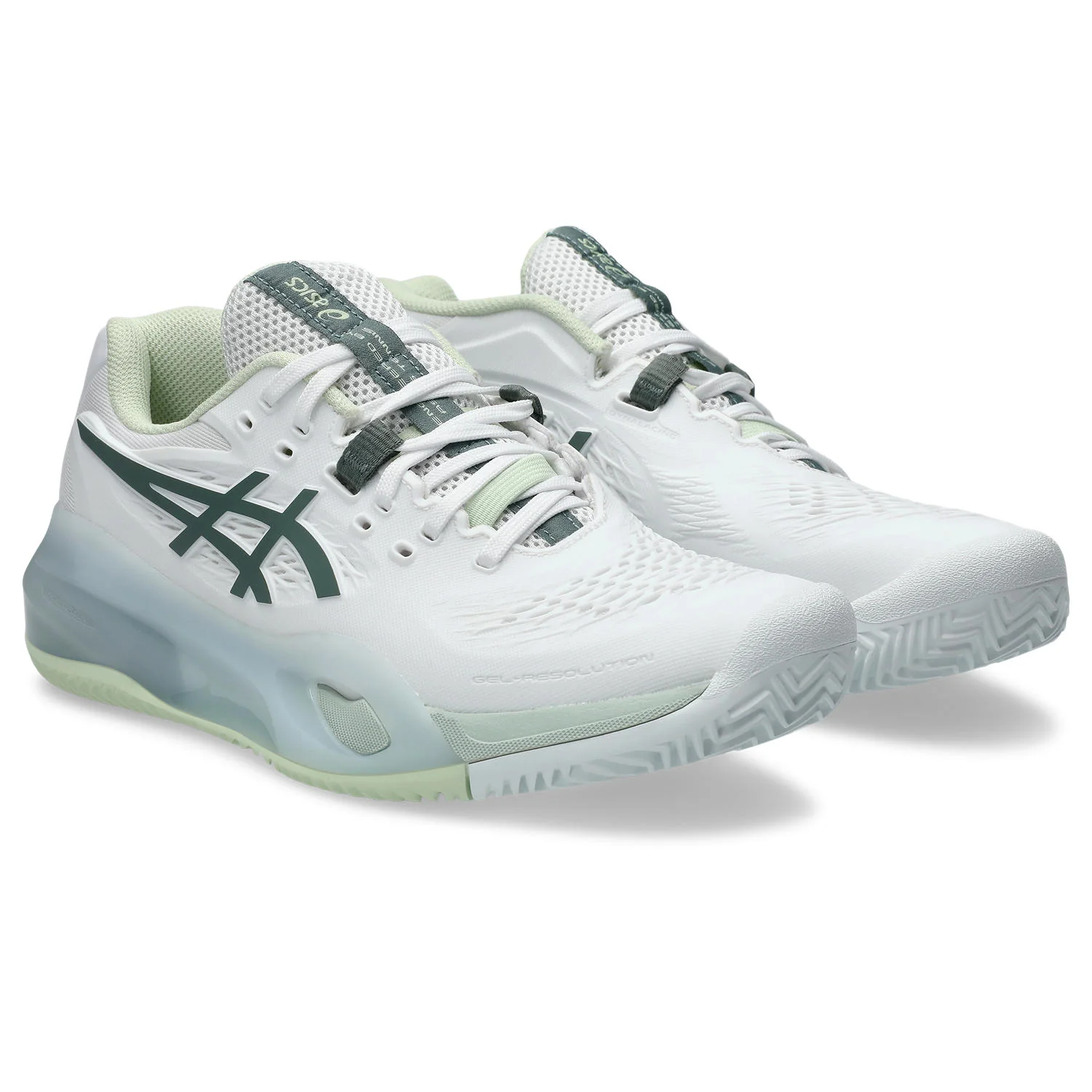 Asics Tennisschoen Gel Resolution X Clay Dames Wit - Groen - Image 5