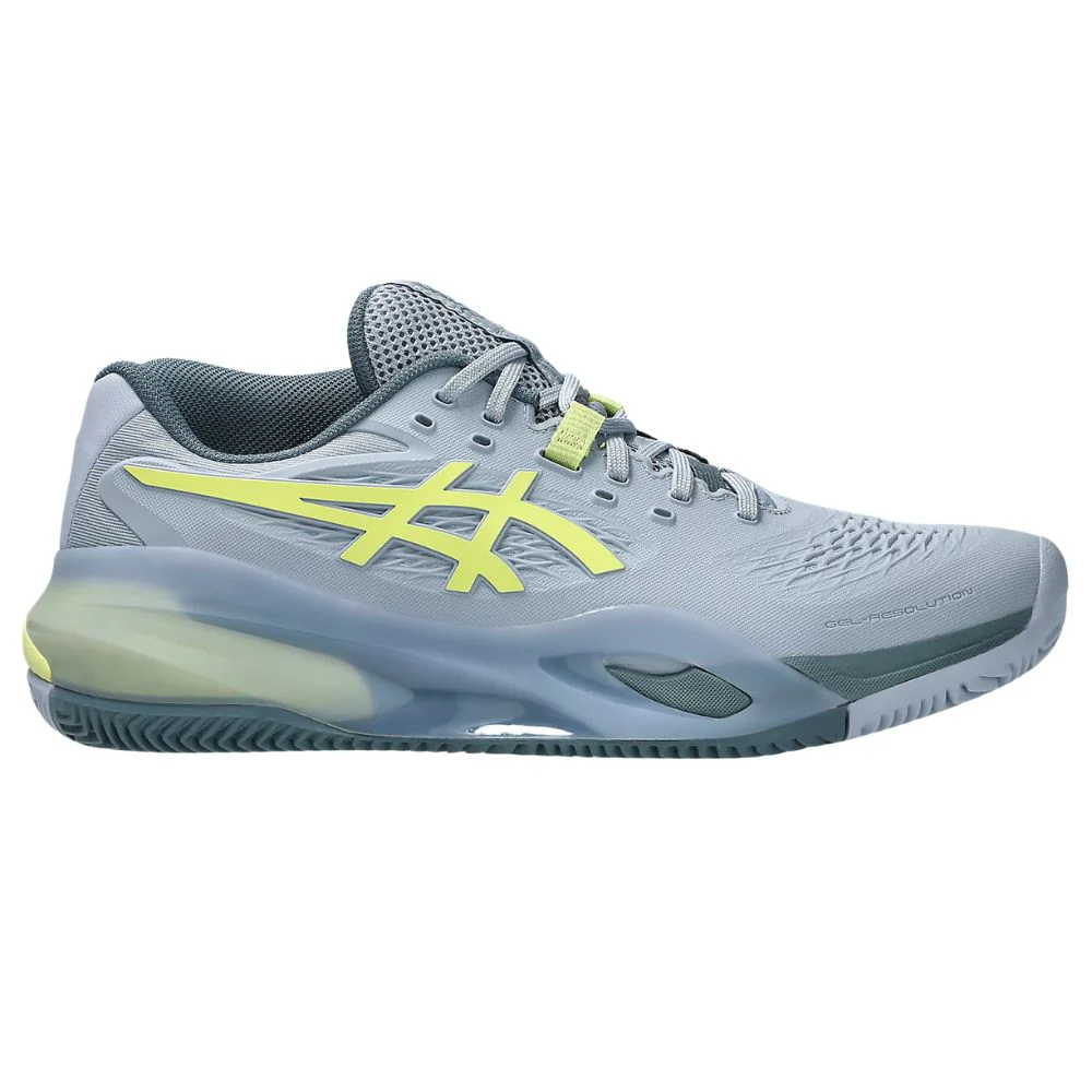 Asics Tennisschoen Gel Resolution X Clay Heren Grijs Blauw