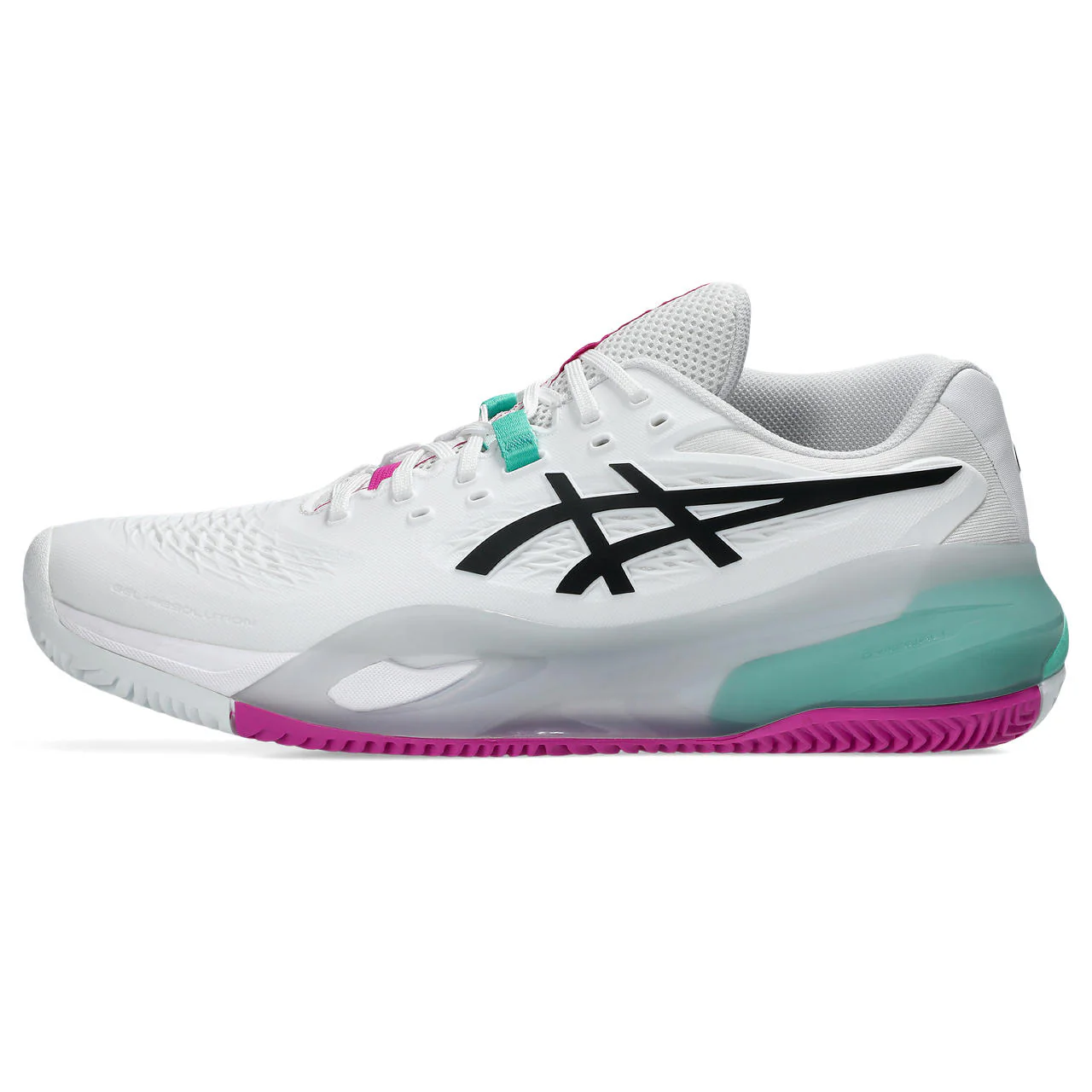 Asics Tennisschoen Gel Resolution X Clay Heren Wit Groen - Image 2