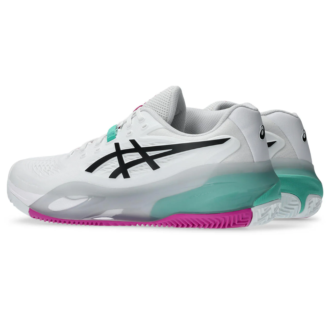 Asics Tennisschoen Gel Resolution X Clay Heren Wit Groen - Image 3