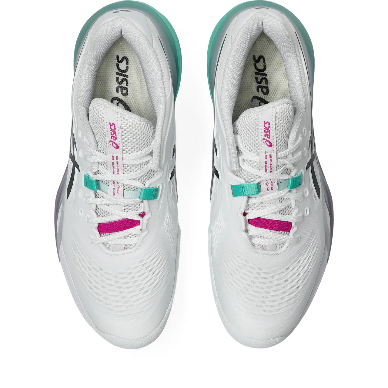Asics Tennisschoen Gel Resolution X Clay Heren Wit Groen - Image 7