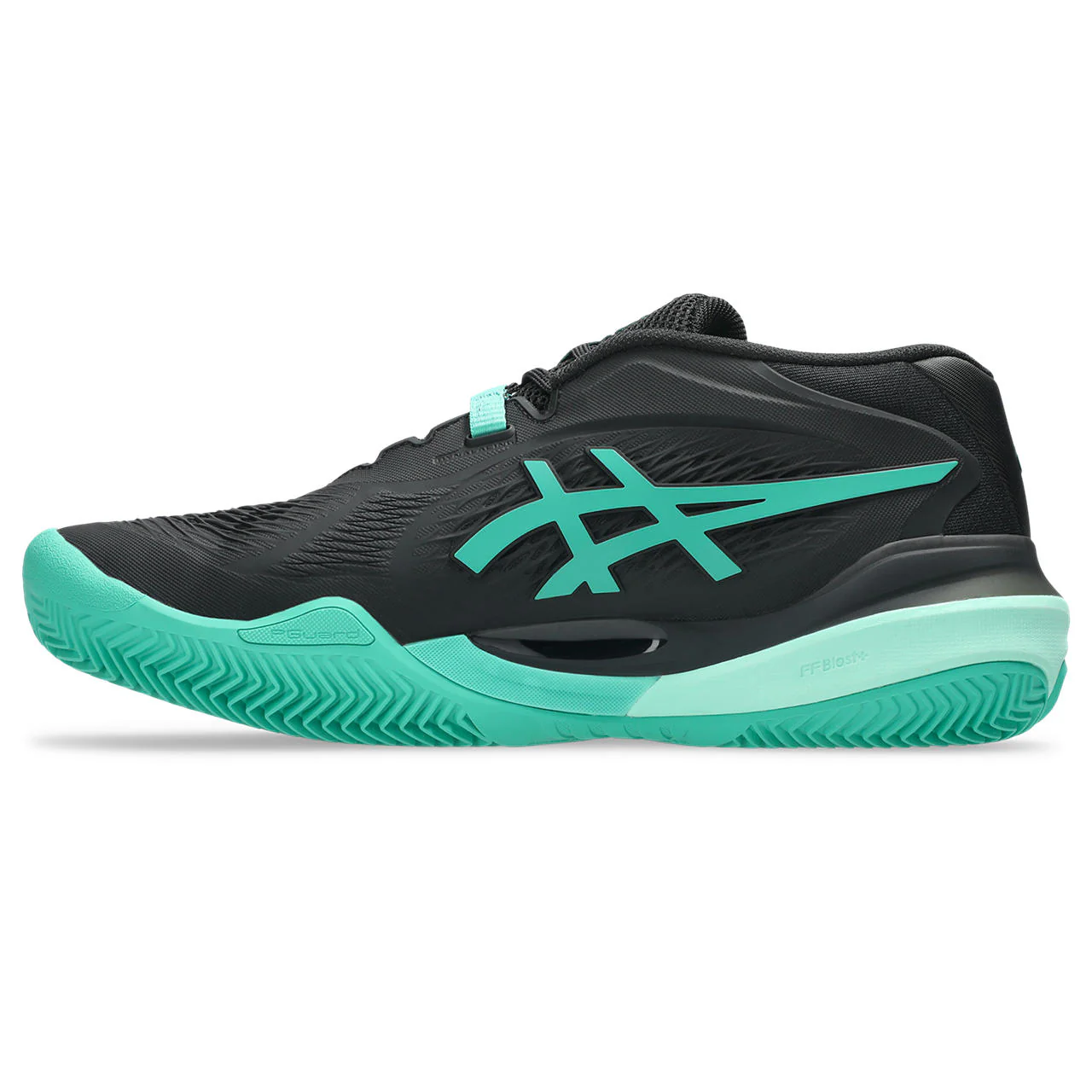 Asics Tennisschoen Gel Resolution X Clay Heren Zwart Groen - Image 3