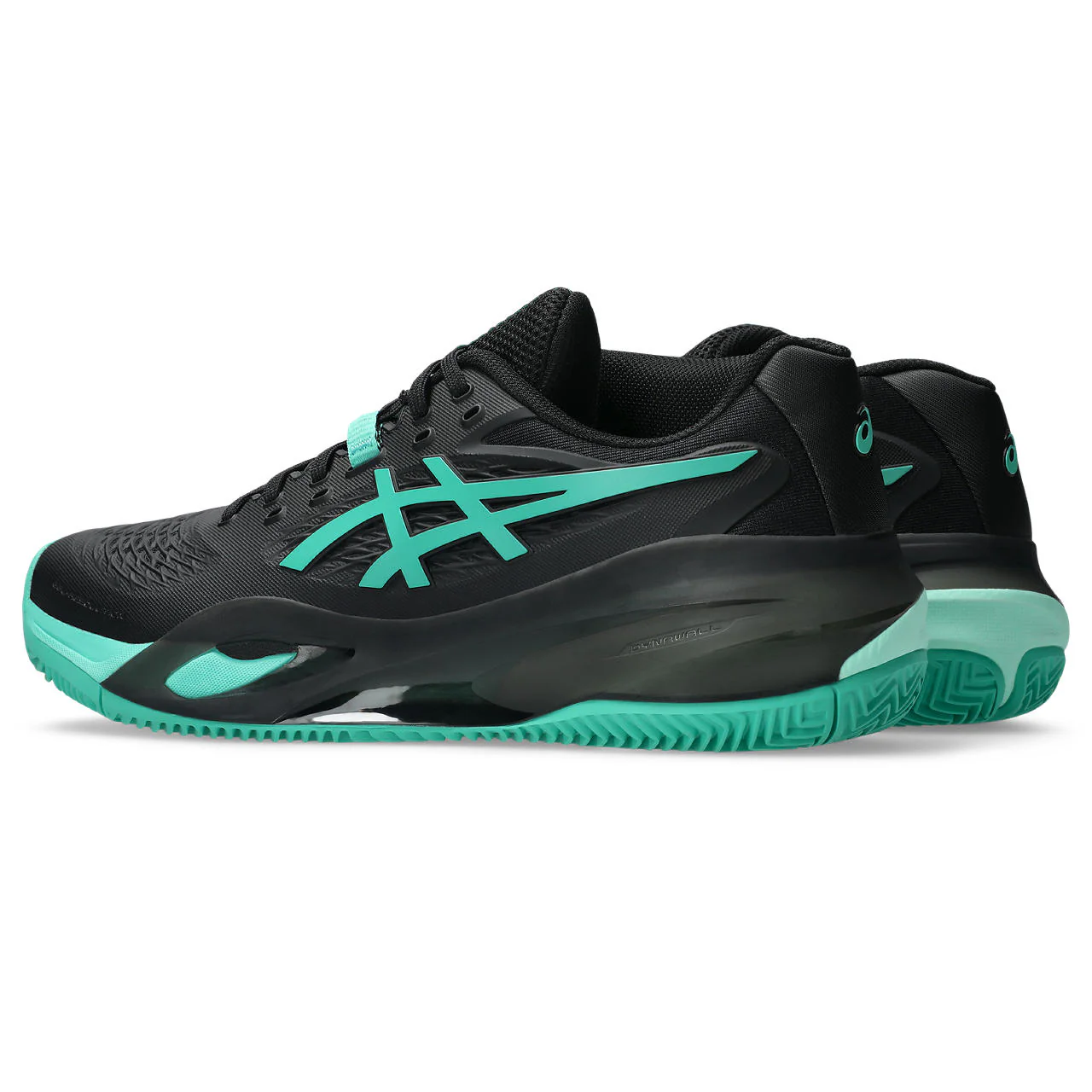 Asics Tennisschoen Gel Resolution X Clay Heren Zwart Groen - Image 5