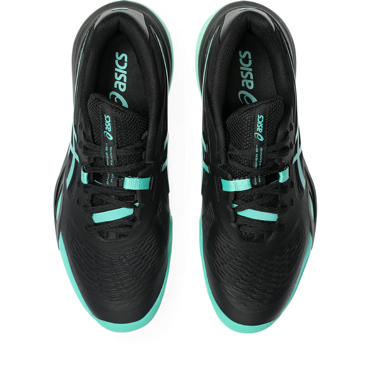 Asics Tennisschoen Gel Resolution X Clay Heren Zwart Groen - Image 7